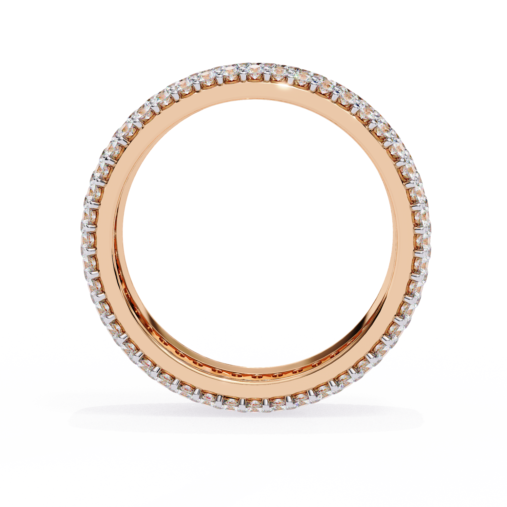 Grand Round Diamond Statement Ring
