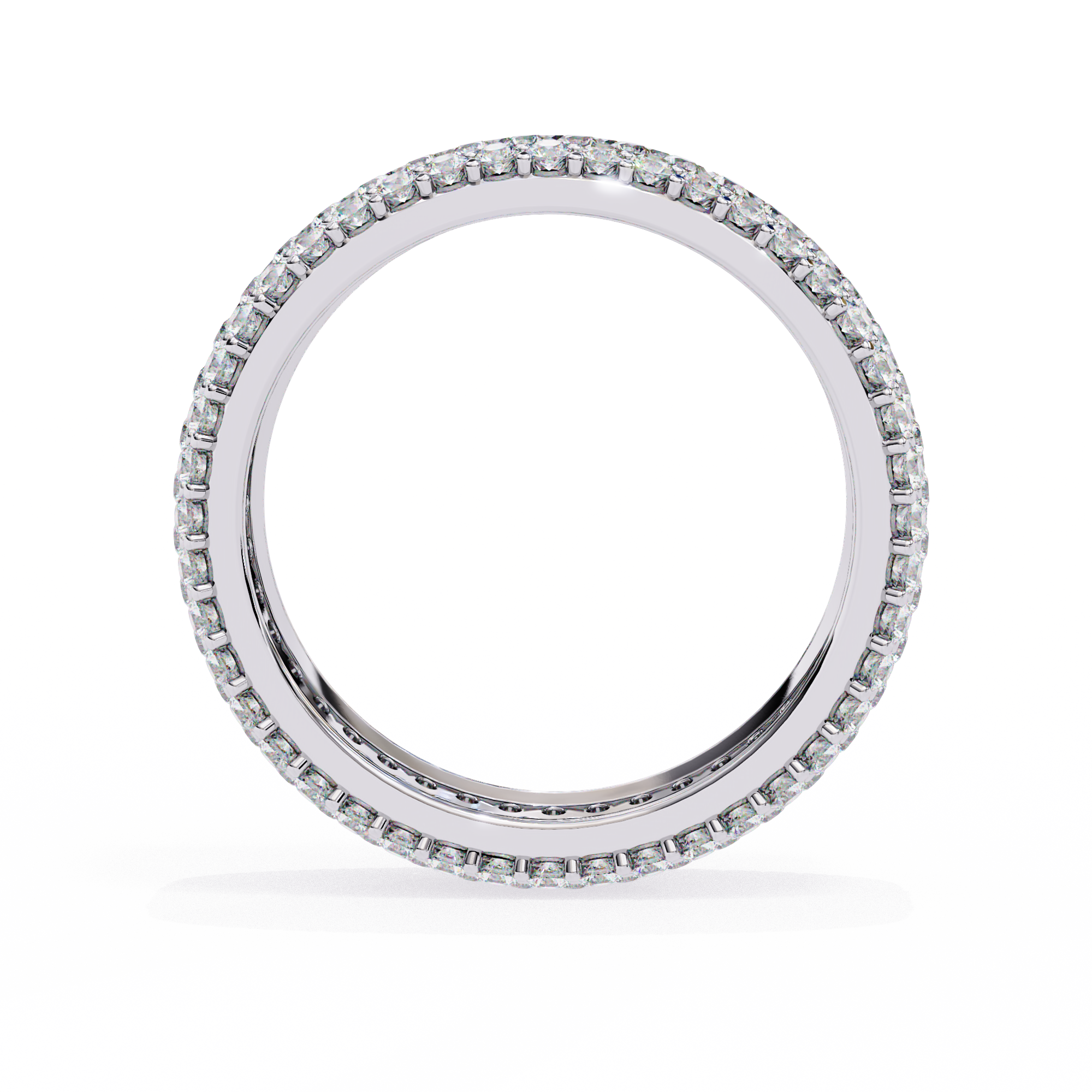 Grand Round Diamond Statement Ring