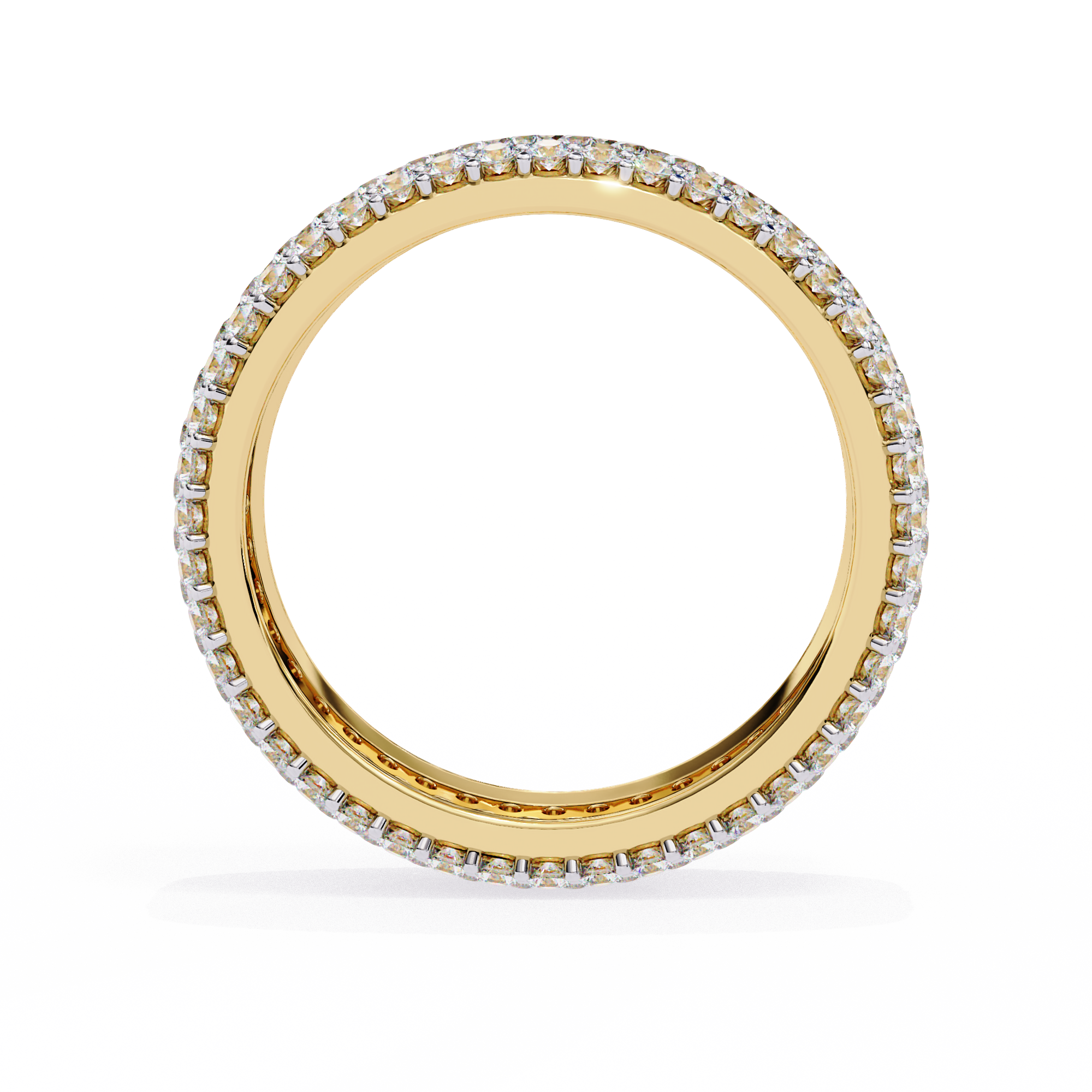 Grand Round Diamond Statement Ring
