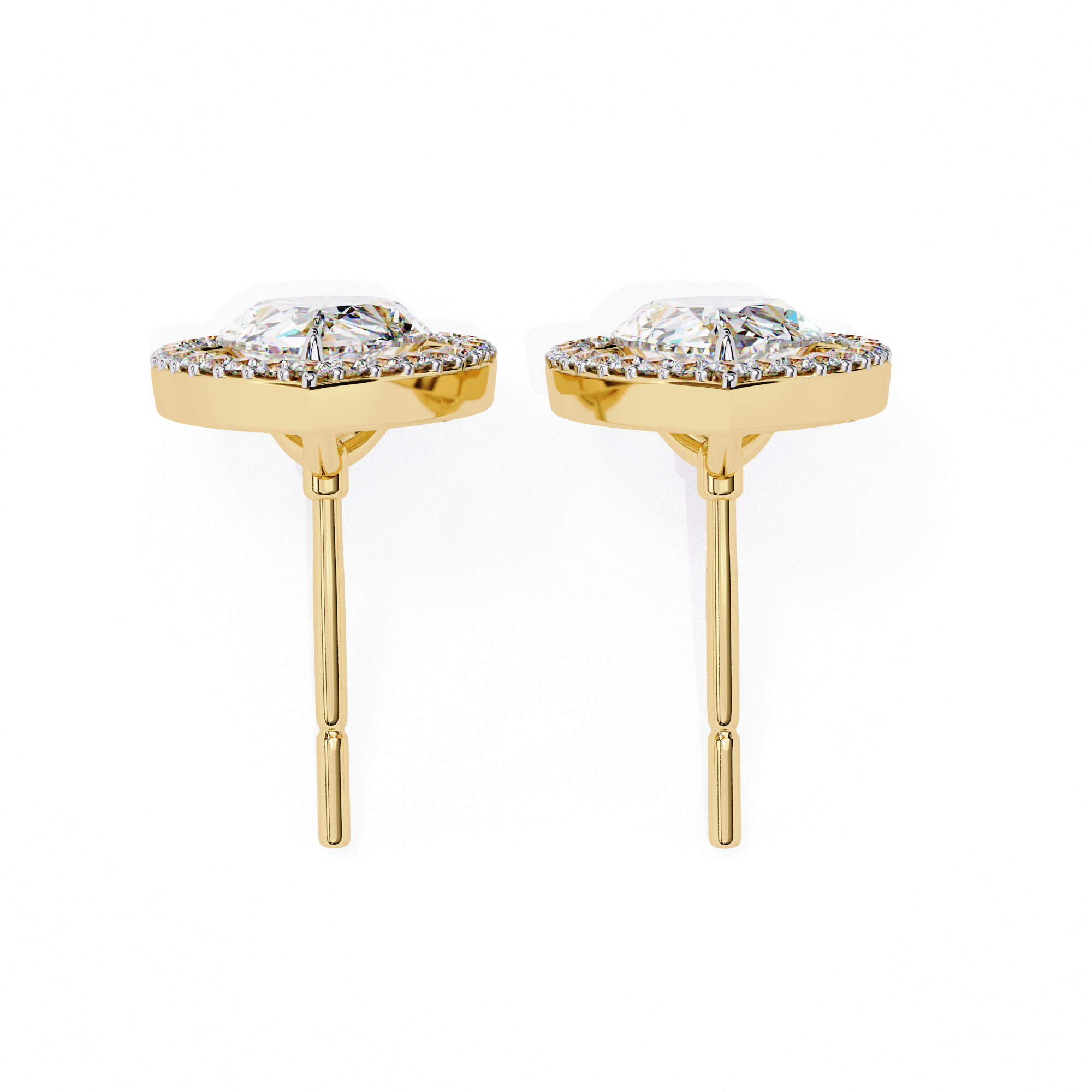 Elara Pear Diamond Earrings