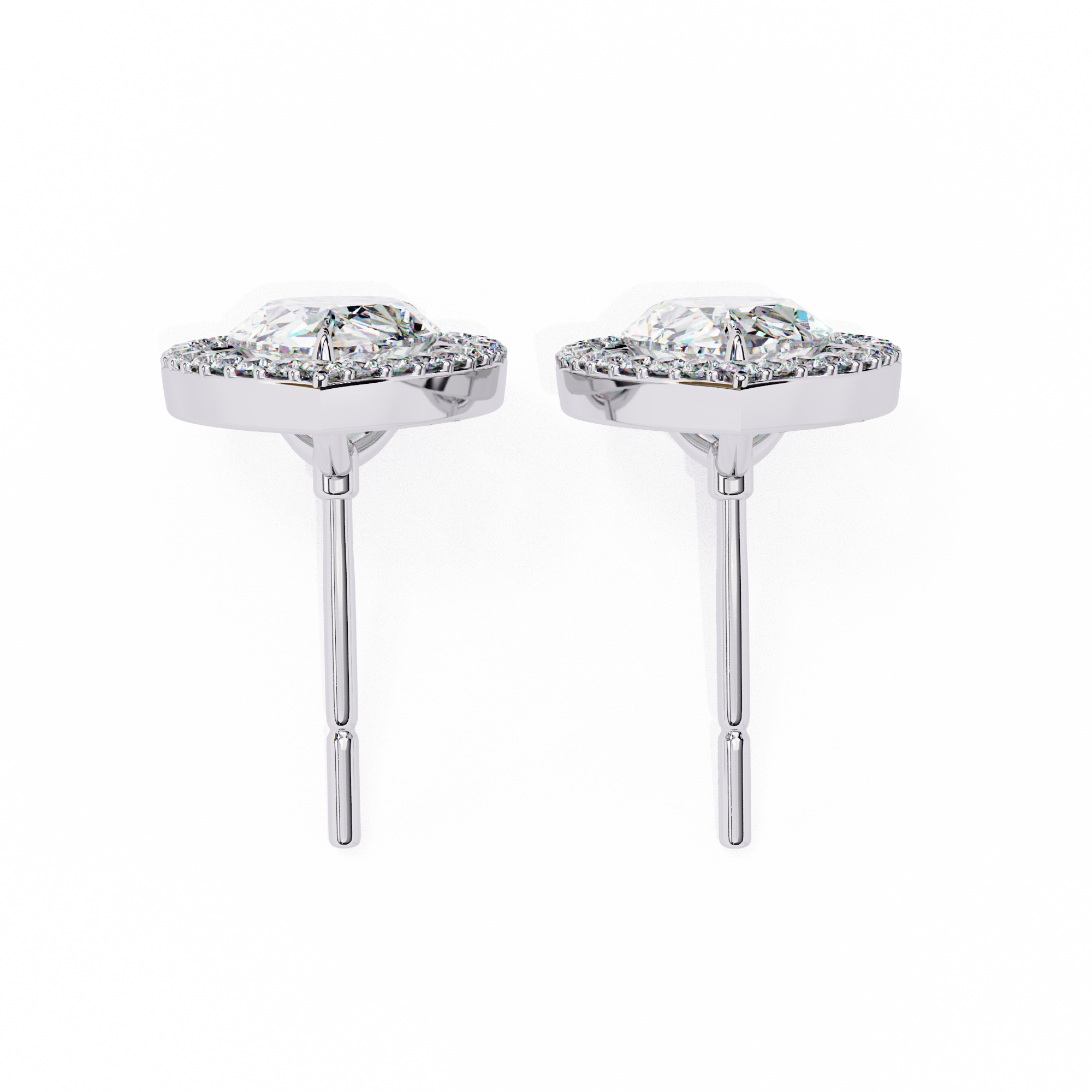 Elara Pear Diamond Earrings