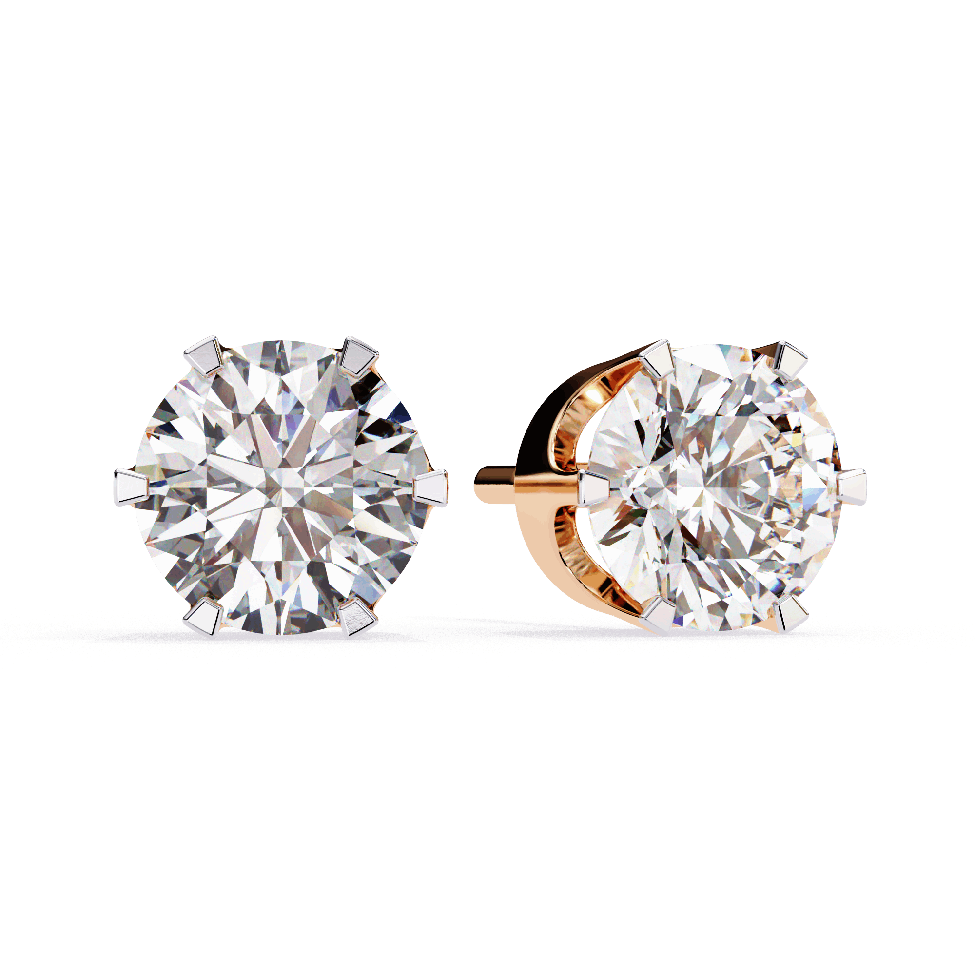 Estelle Solitaire Earrings