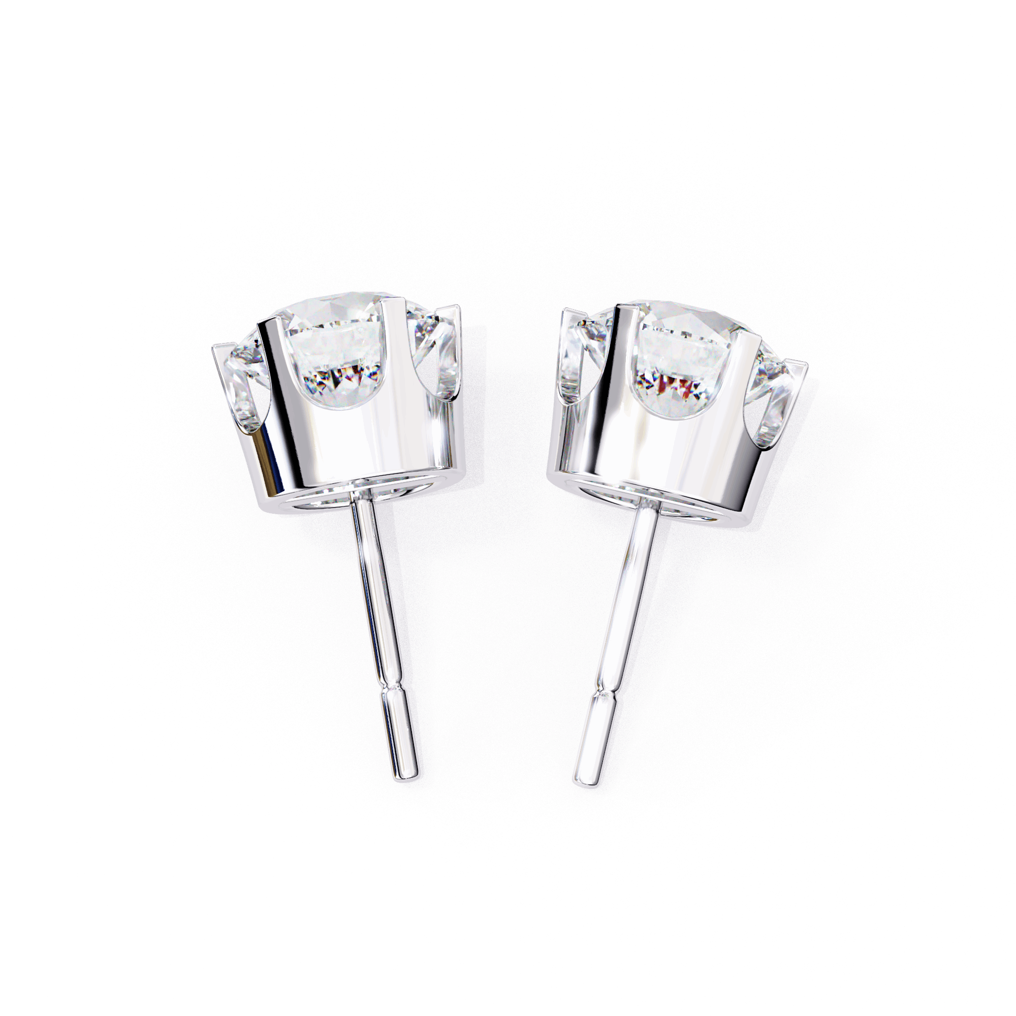 Estelle Solitaire Earrings