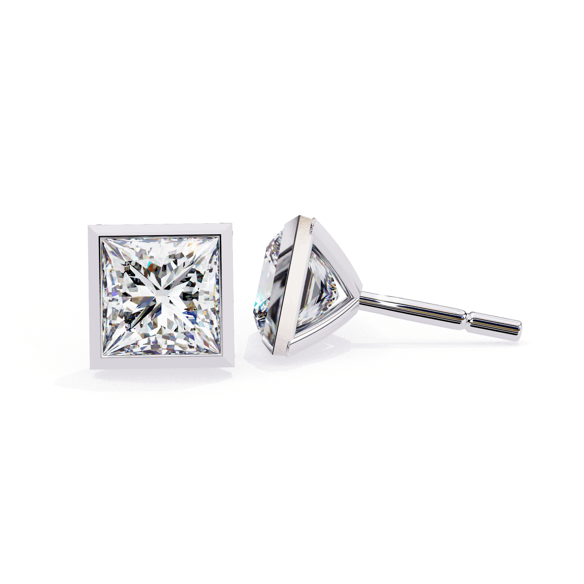 Lumière Princess Diamond Earrings