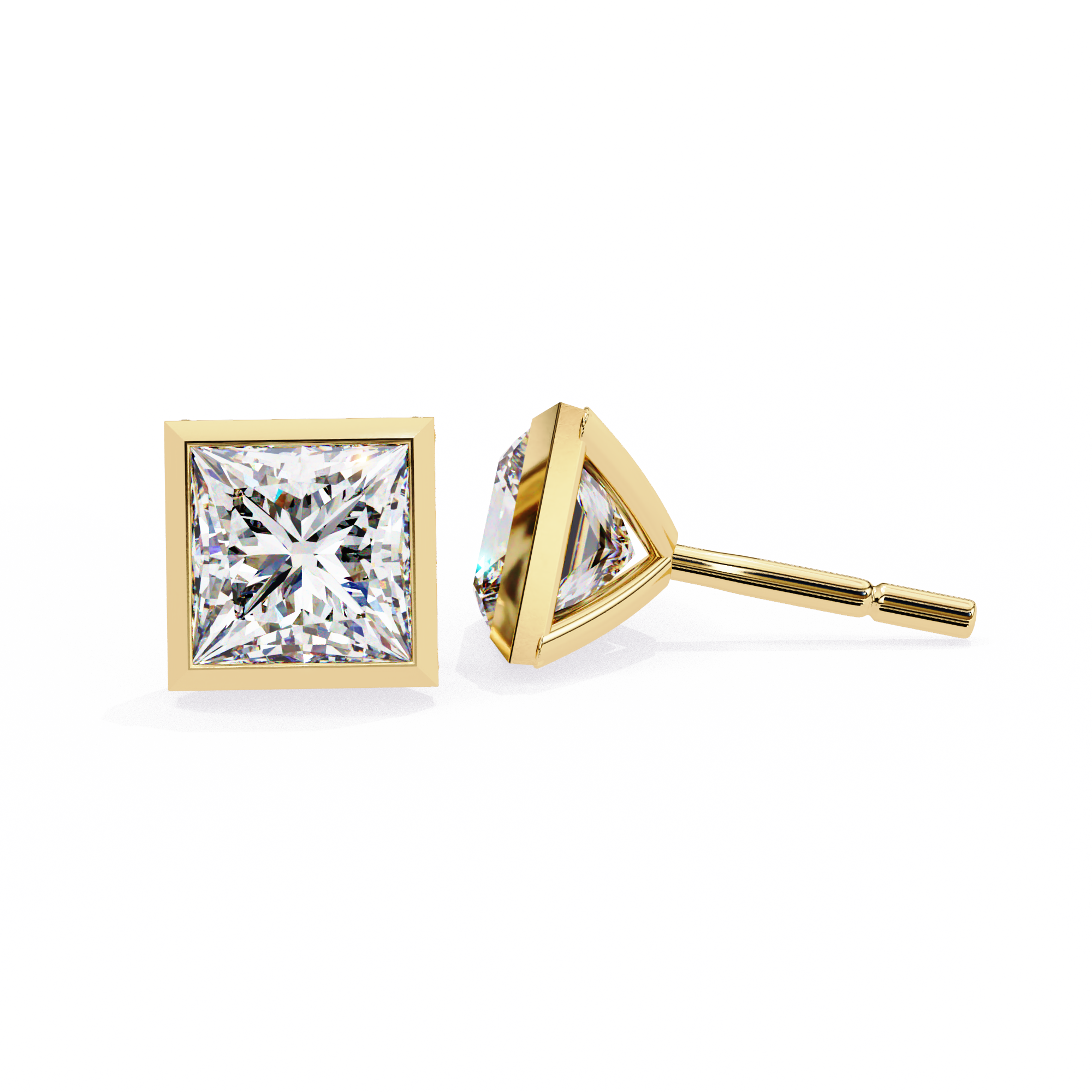 Lumière Princess Diamond Earrings