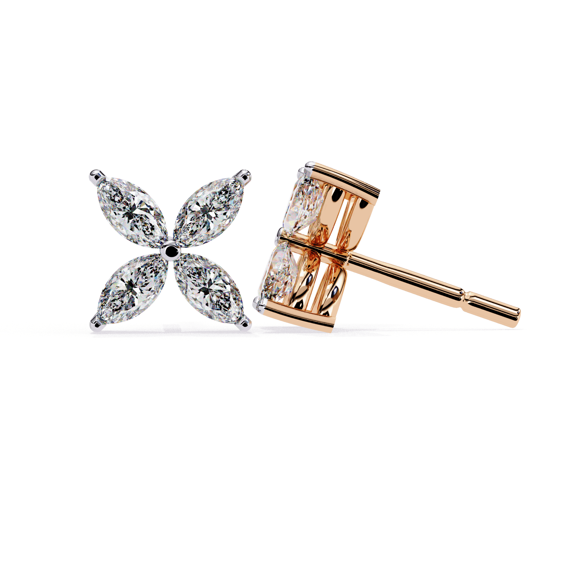 Lumière Marquise Diamond Earrings