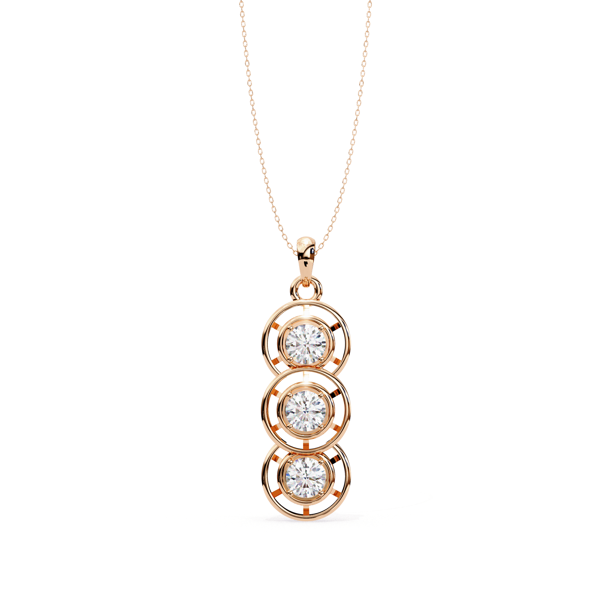 Trinova Diamond Pendant