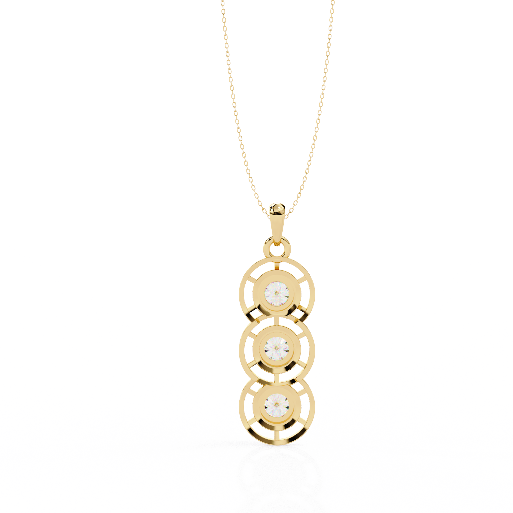 Trinova Diamond Pendant