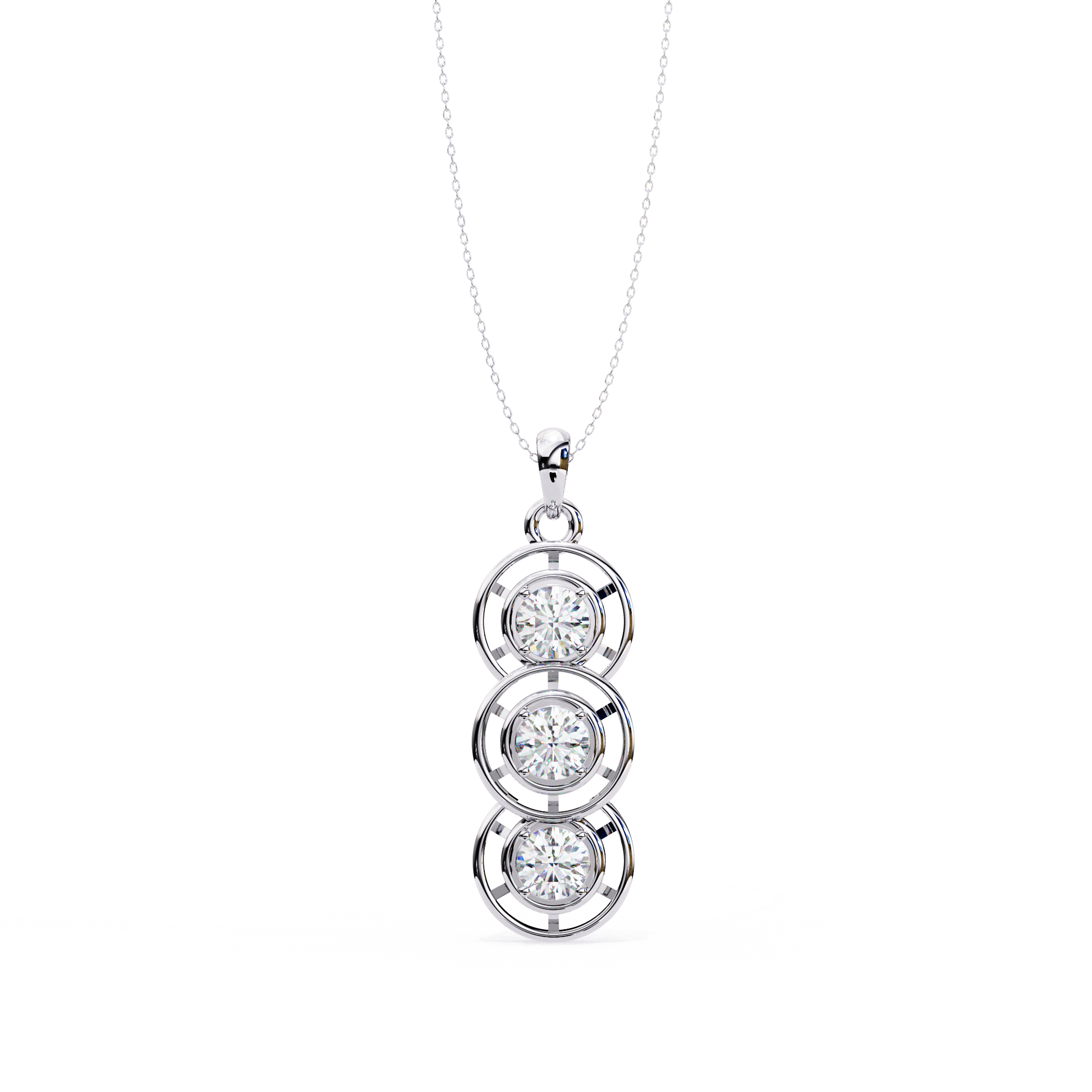 Trinova Diamond Pendant