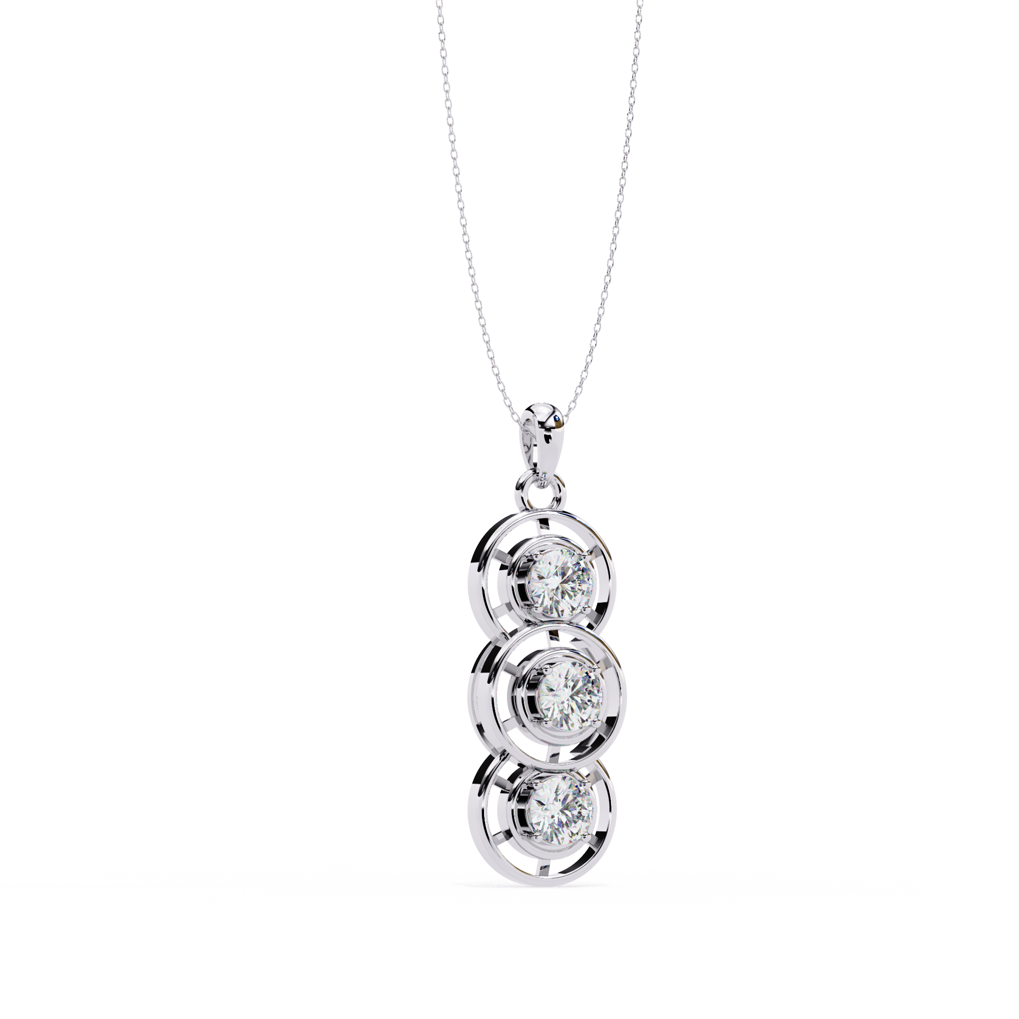 Trinova Diamond Pendant