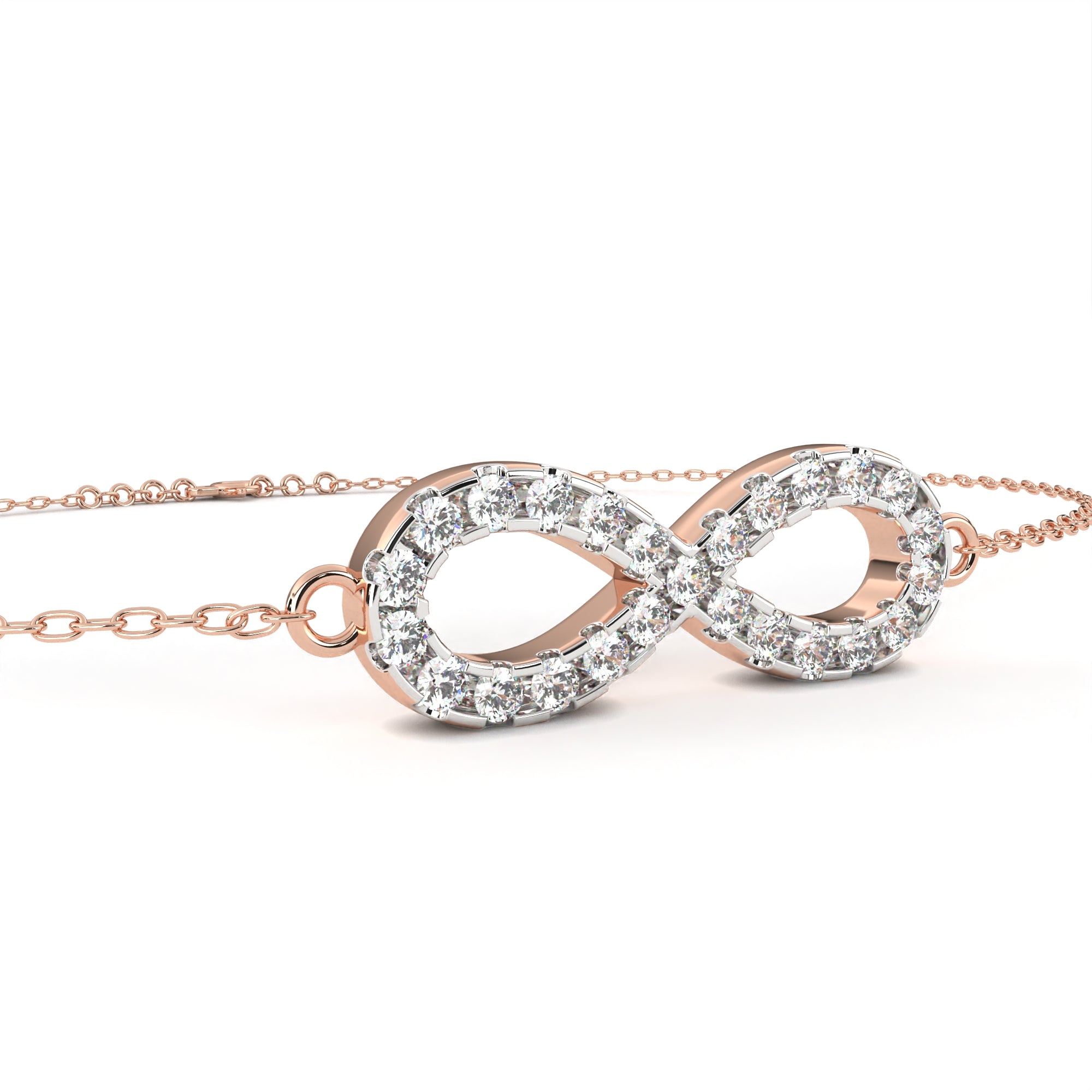 Cherished Moments Round Diamond Friendship Bracelet