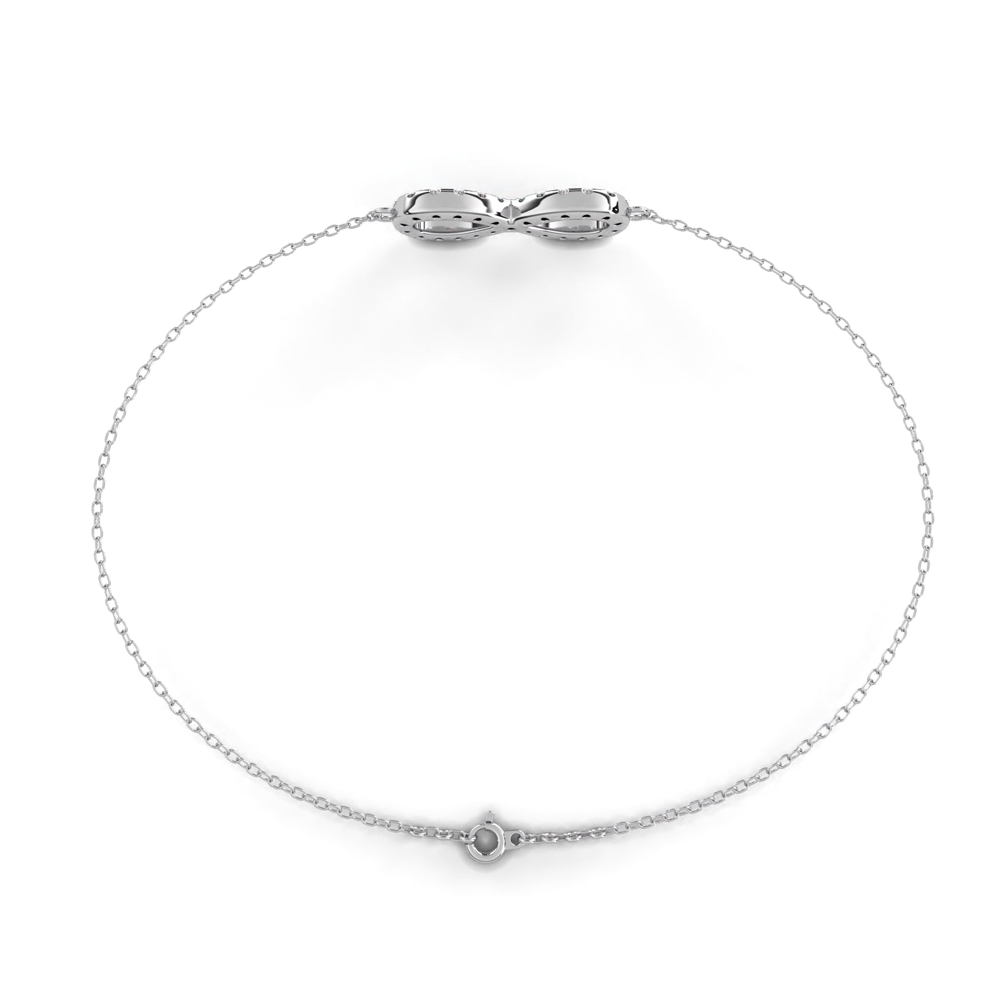 Cherished Moments Round Diamond Friendship Bracelet