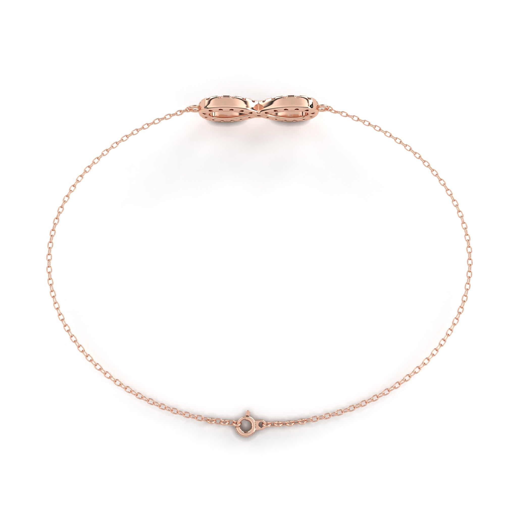 Cherished Moments Round Diamond Friendship Bracelet