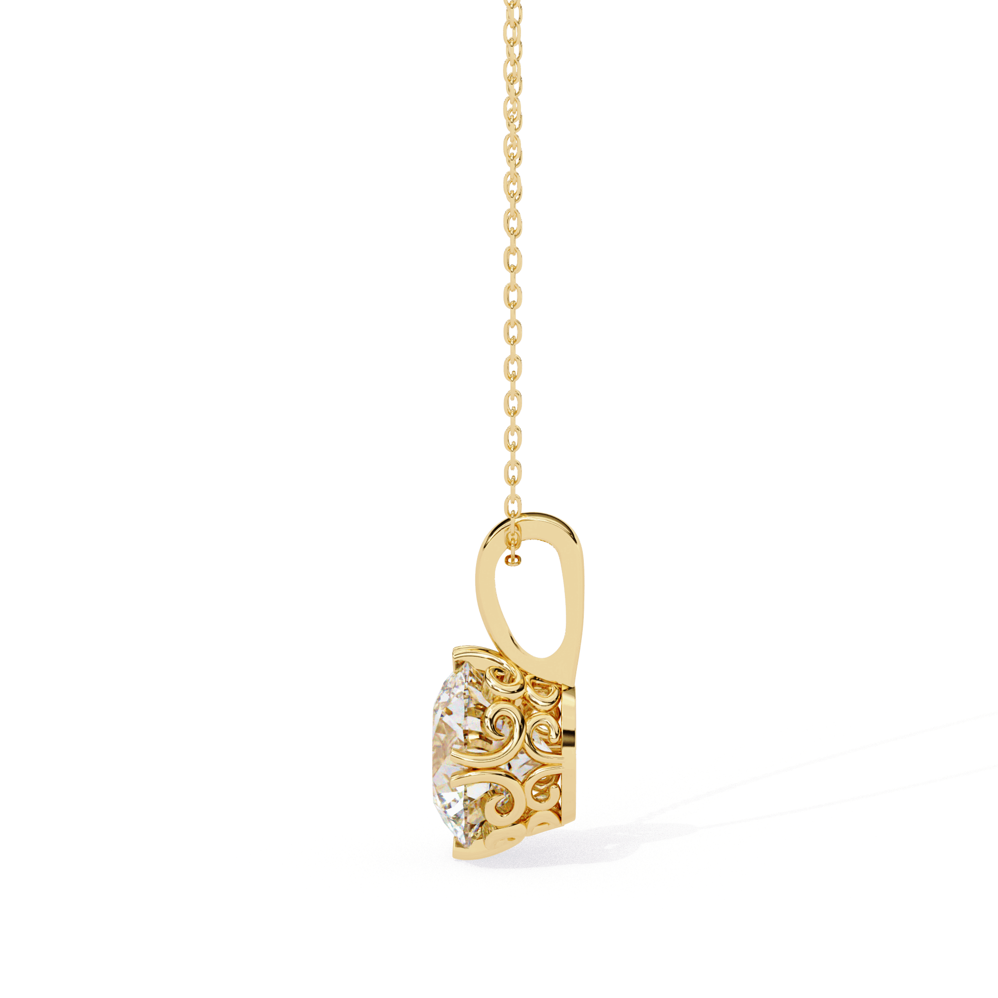 Aurora Solitaire Pendant