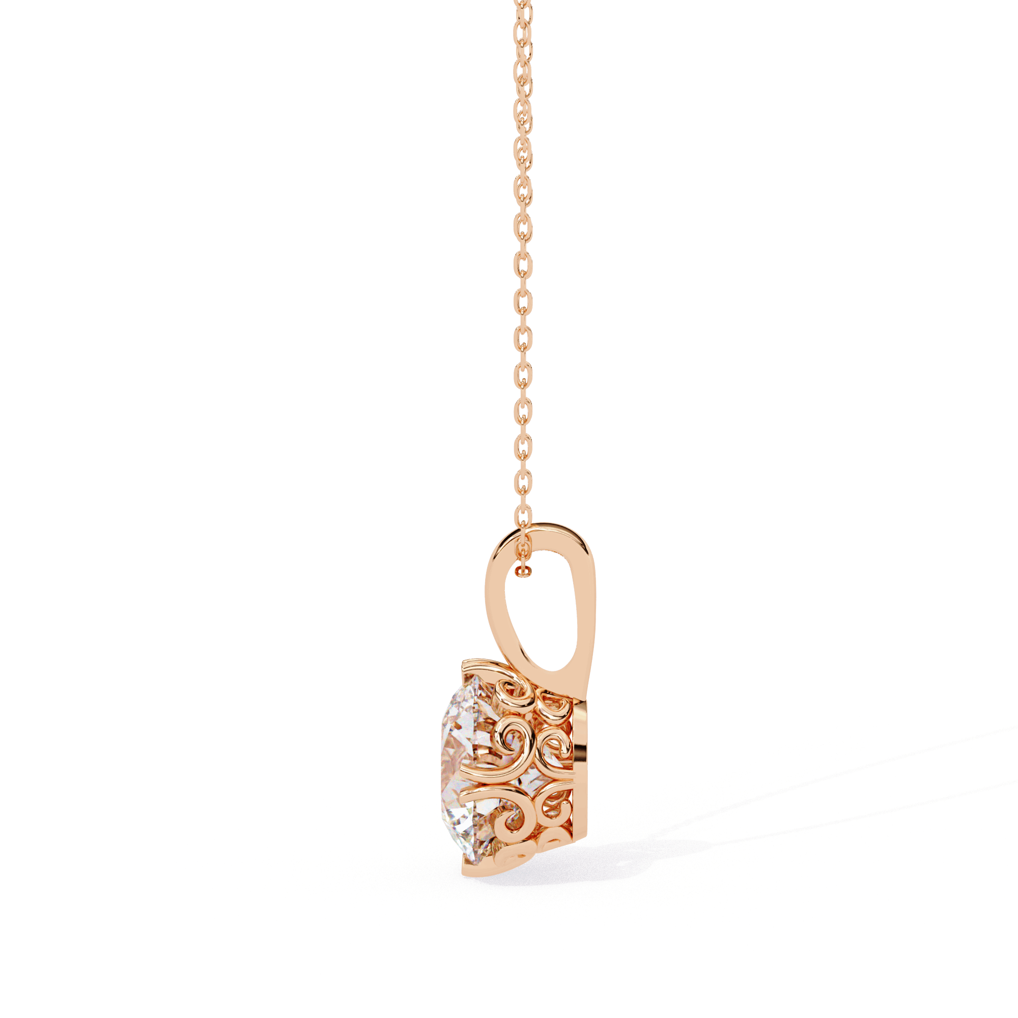 Aurora Solitaire Pendant
