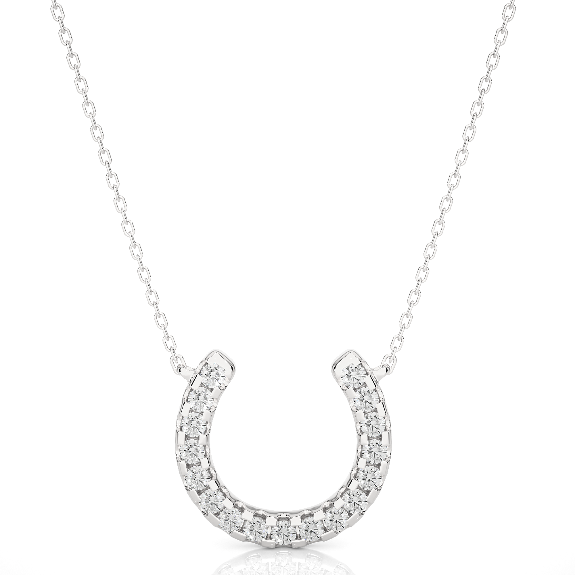 14K White Yellow Rose Gold 0.26 Carat Round Diamond Pendant