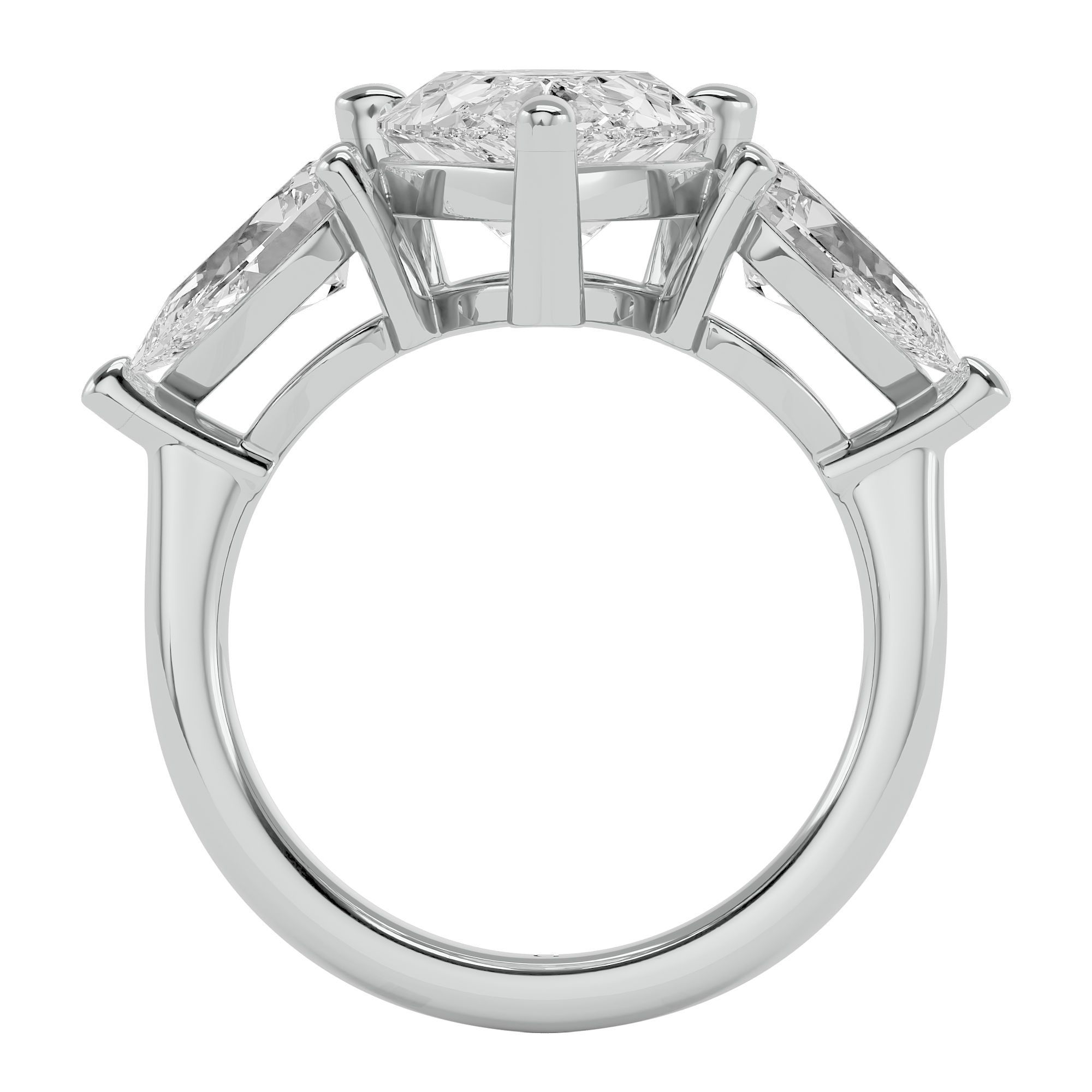 Golden Pear Elegance Ring
