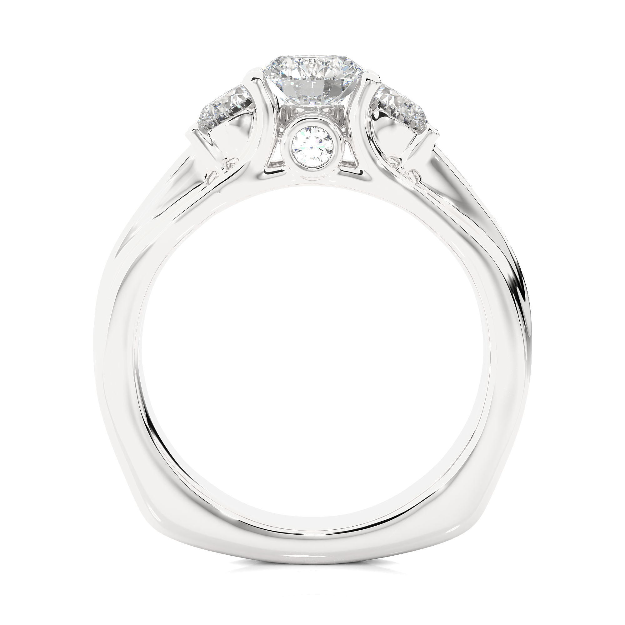 Denali Solitaire Lab Grown Diamond Ring