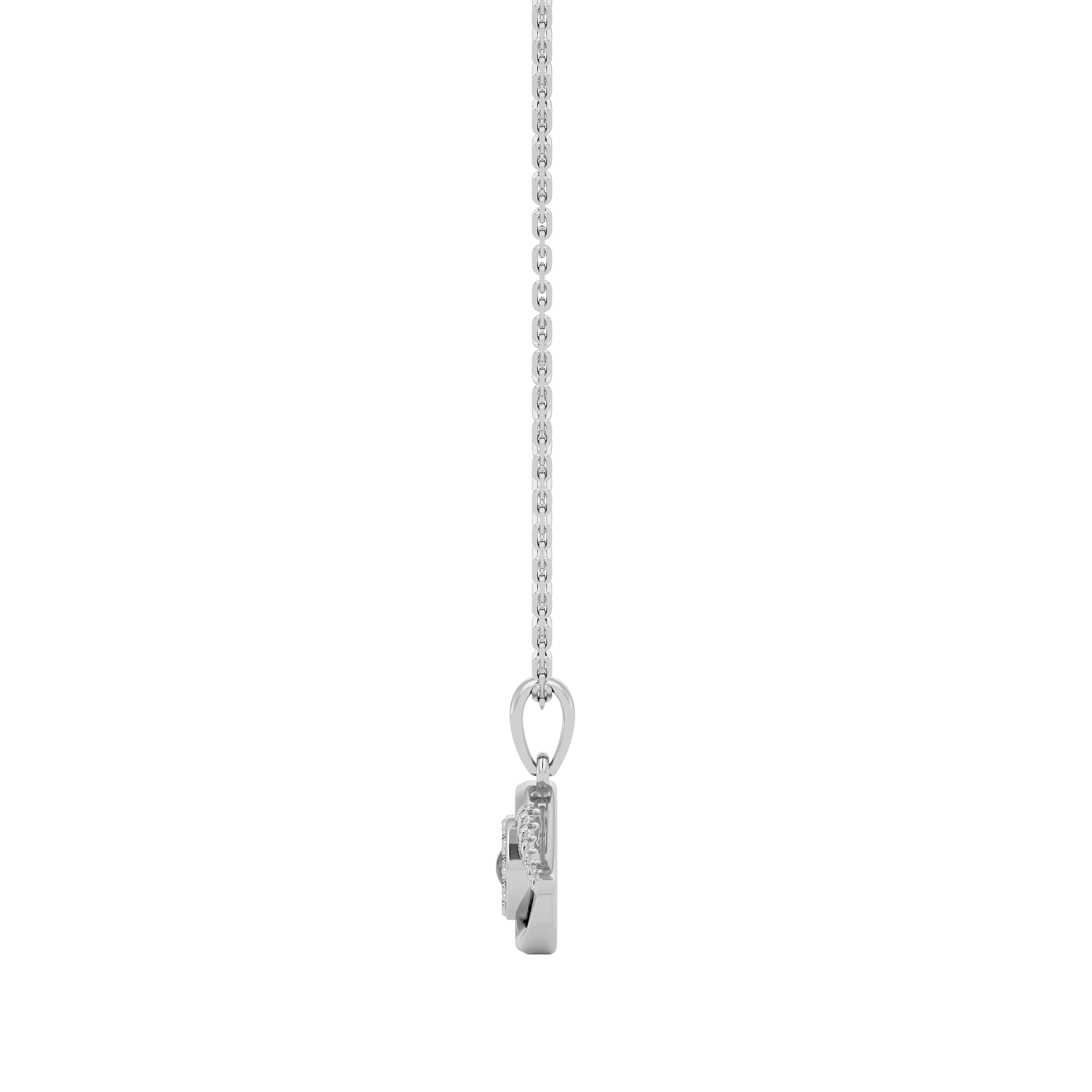 Sparkling Evil Eye Lab Grown Diamond Pendant