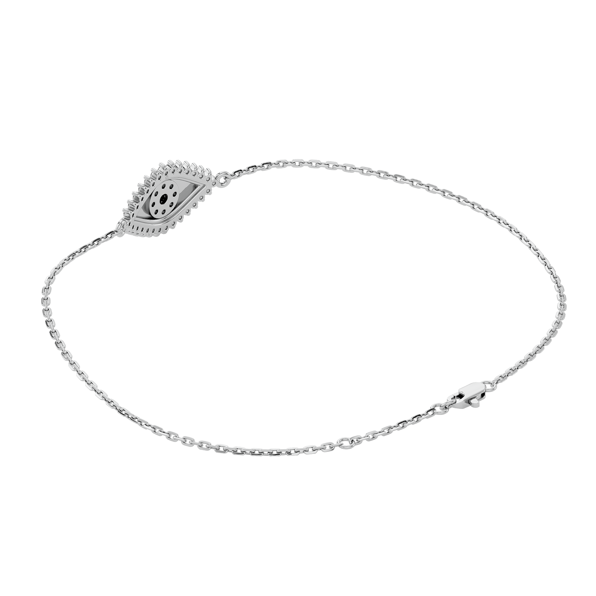 Guardian Evil Eye Lab Grown Diamond Bracelet