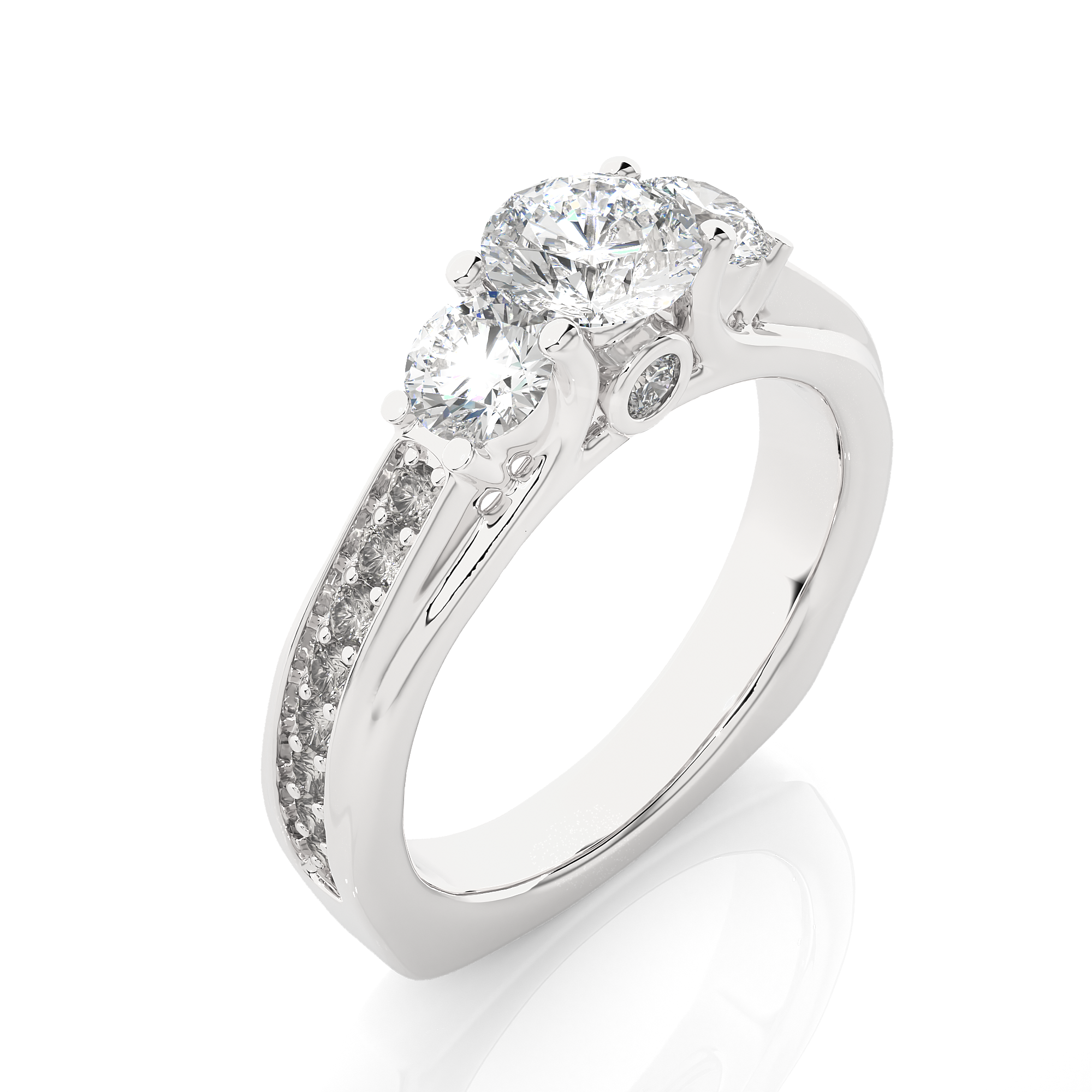 Denali Solitaire Lab Grown Diamond Ring