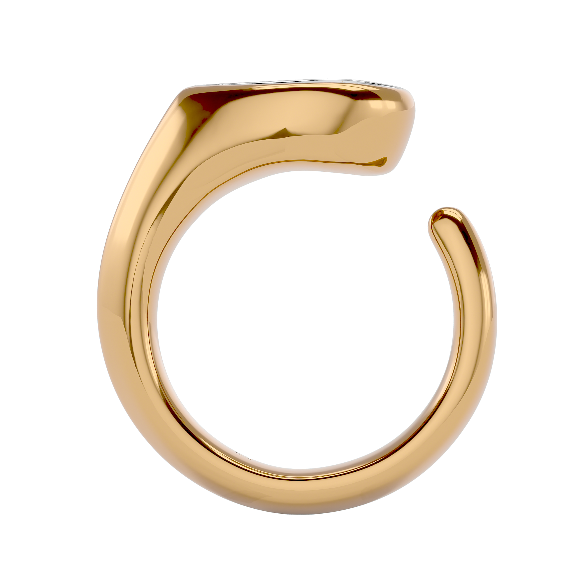 Radiant Solitaire Pear Ring