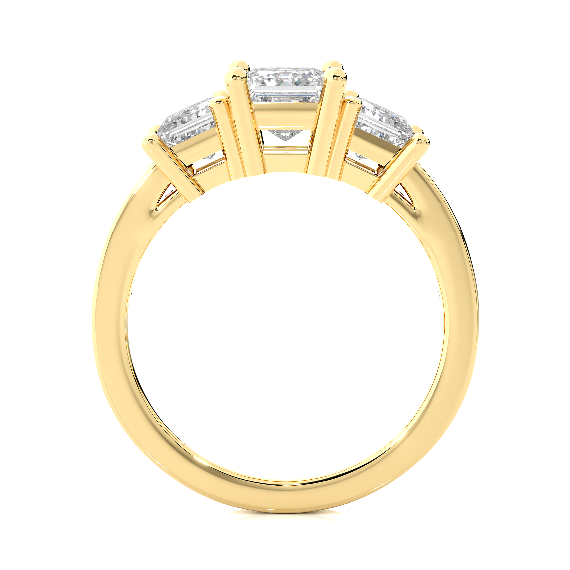 Gilded Grace Solitaire Lab Grown Diamond Ring