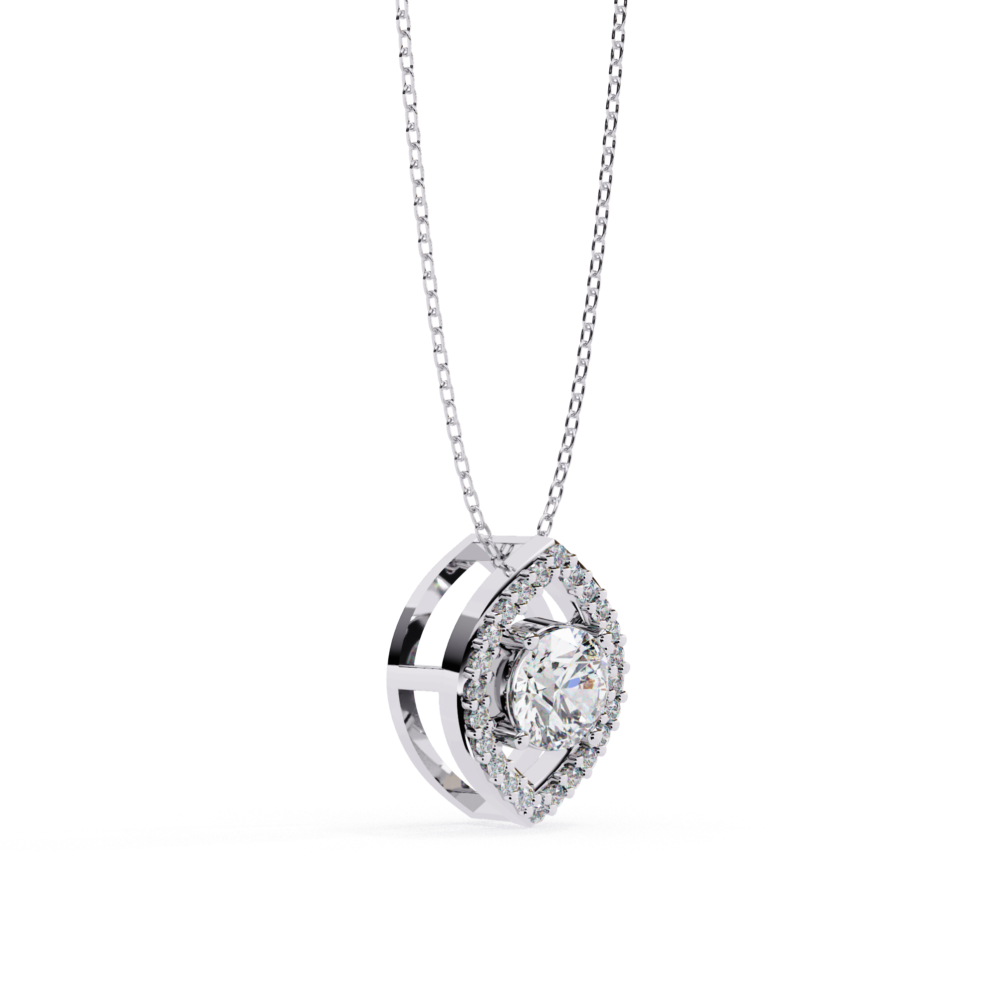 Althea Diamond Pendant - Blu Jewellery