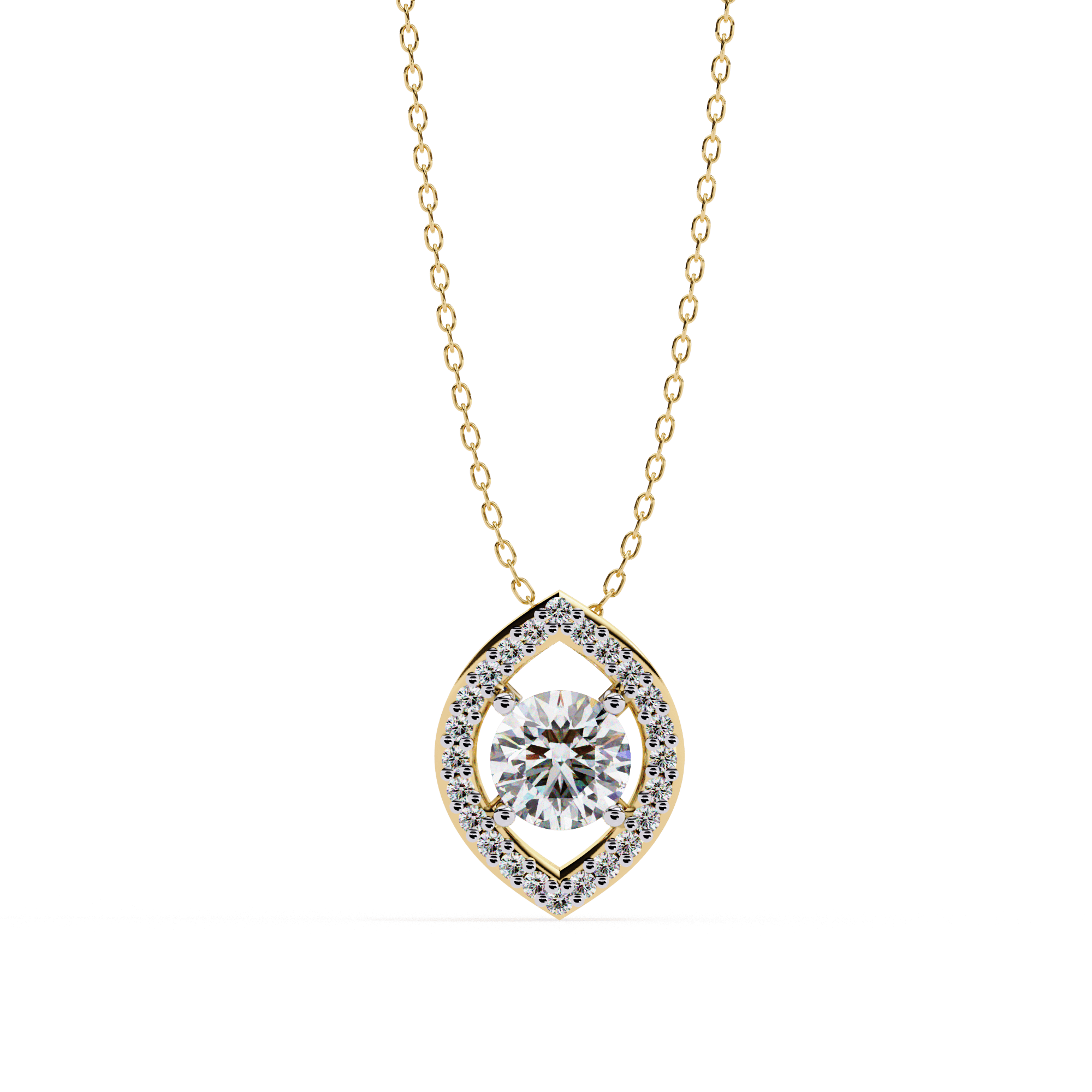 Althea Diamond Pendant - Blu Jewellery