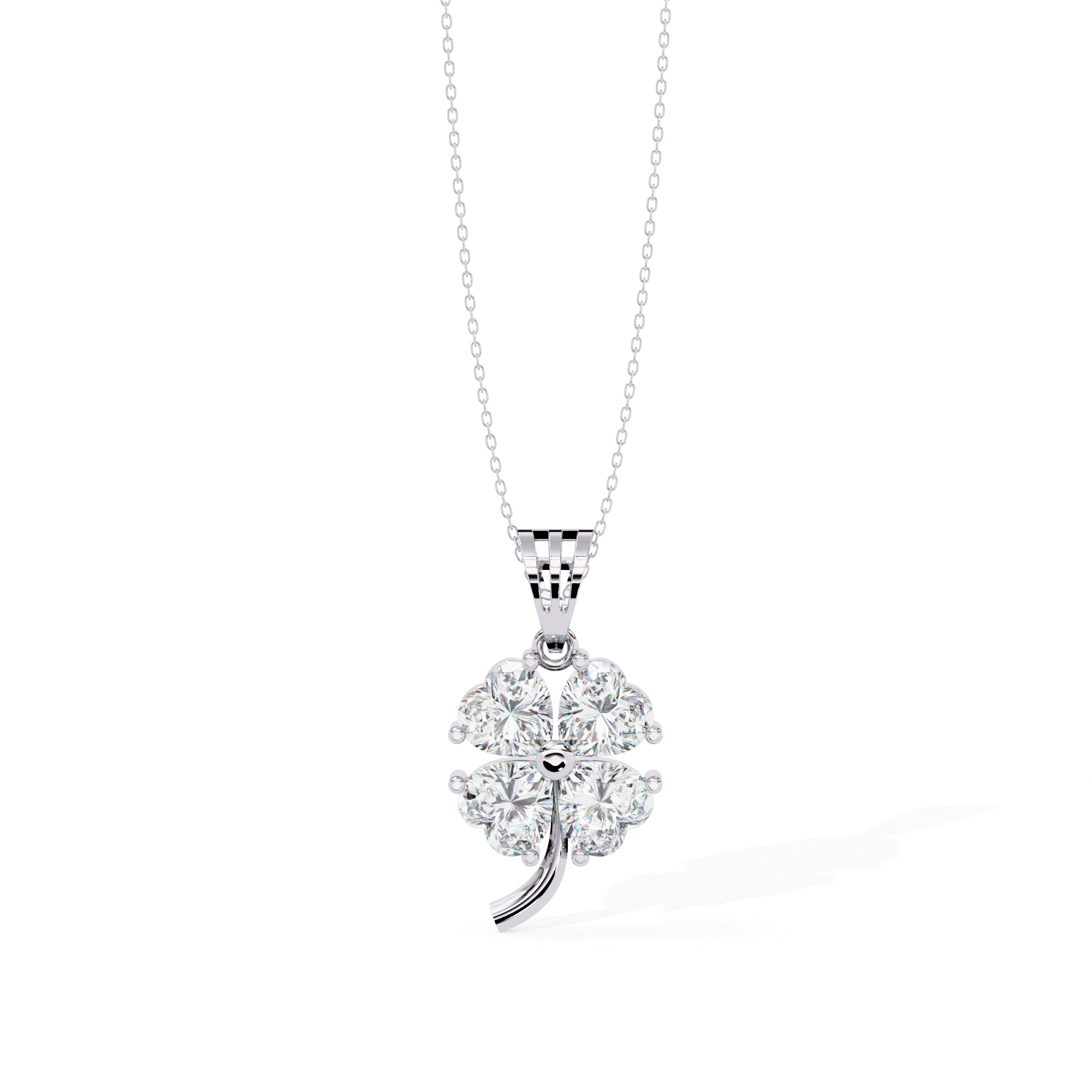 Amora Heart Diamond Pendant - Blu Jewellery