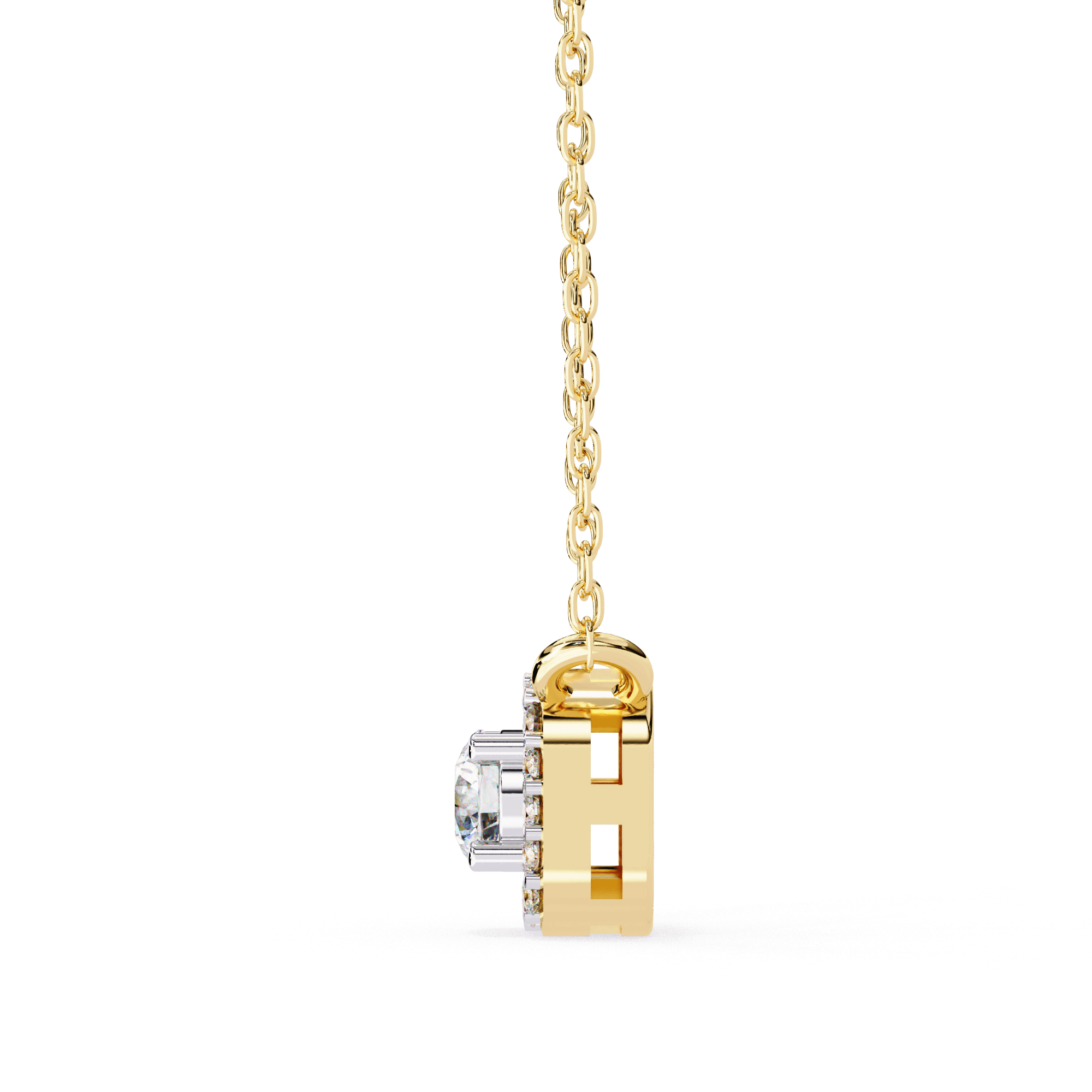 Aurelle Diamond Pendant - Blu Jewellery