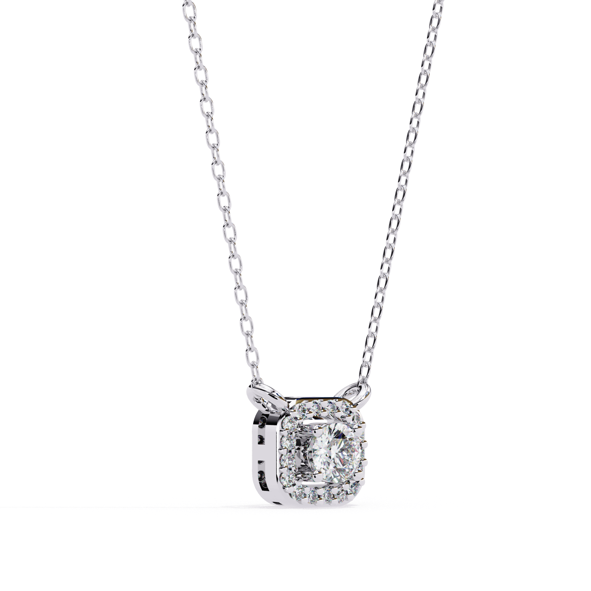 Aurelle Diamond Pendant - Blu Jewellery