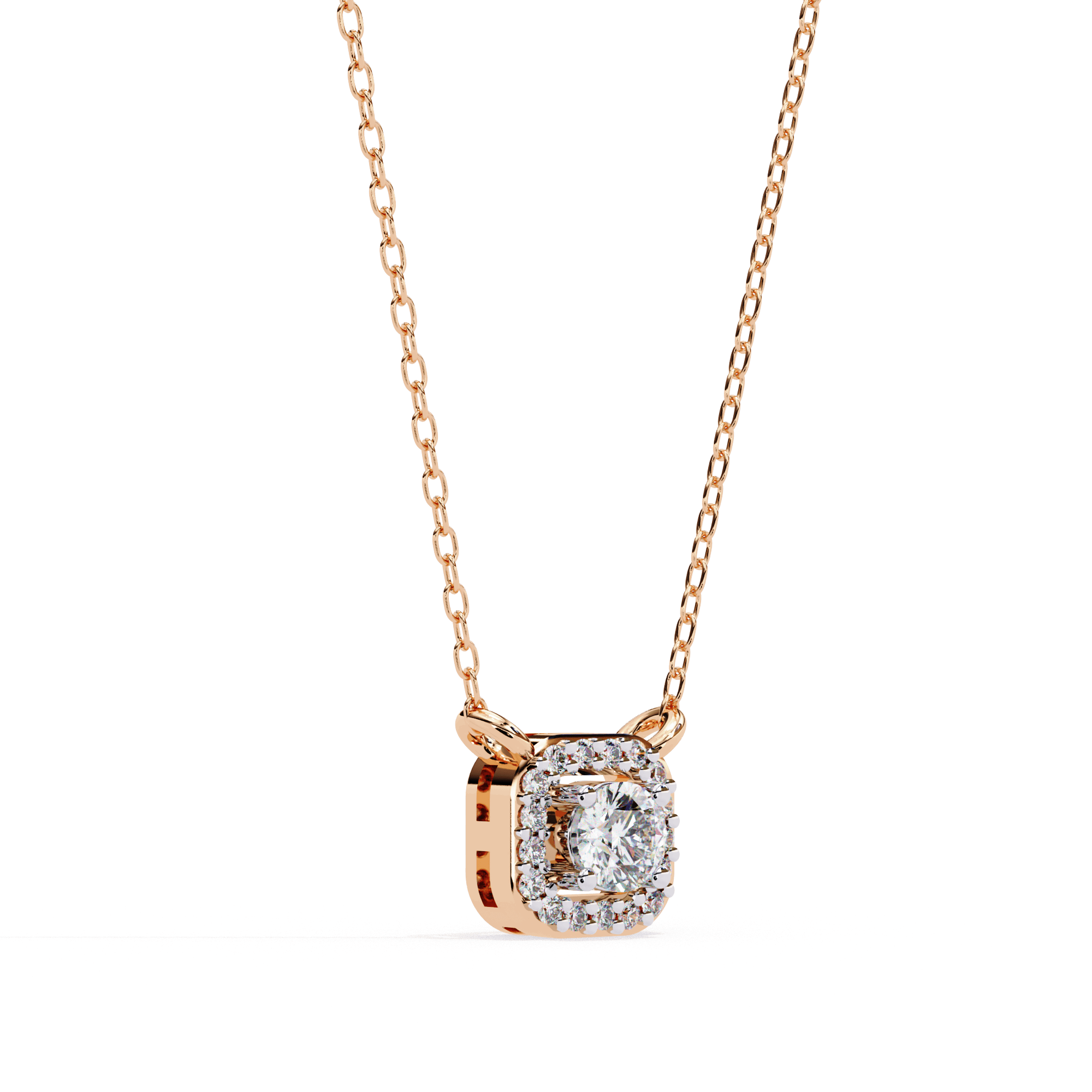 Aurelle Diamond Pendant - Blu Jewellery