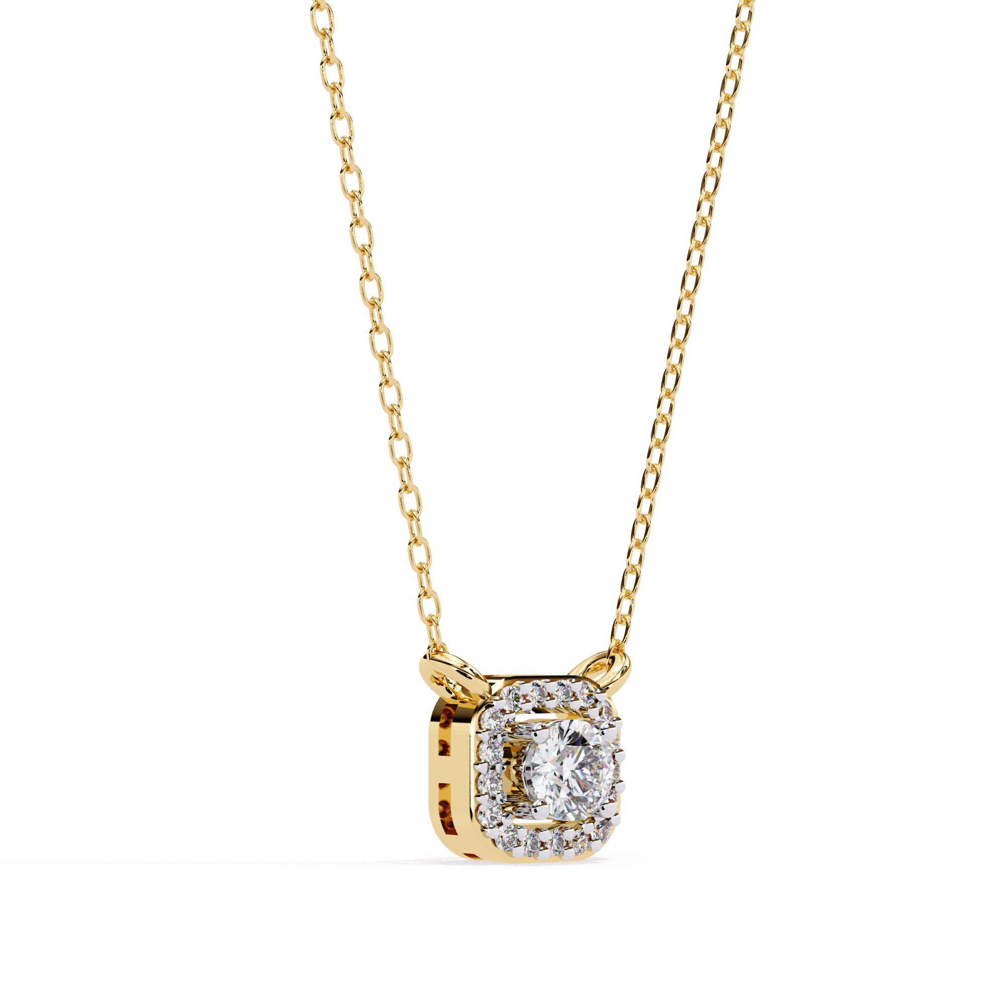 Aurelle Diamond Pendant - Blu Jewellery