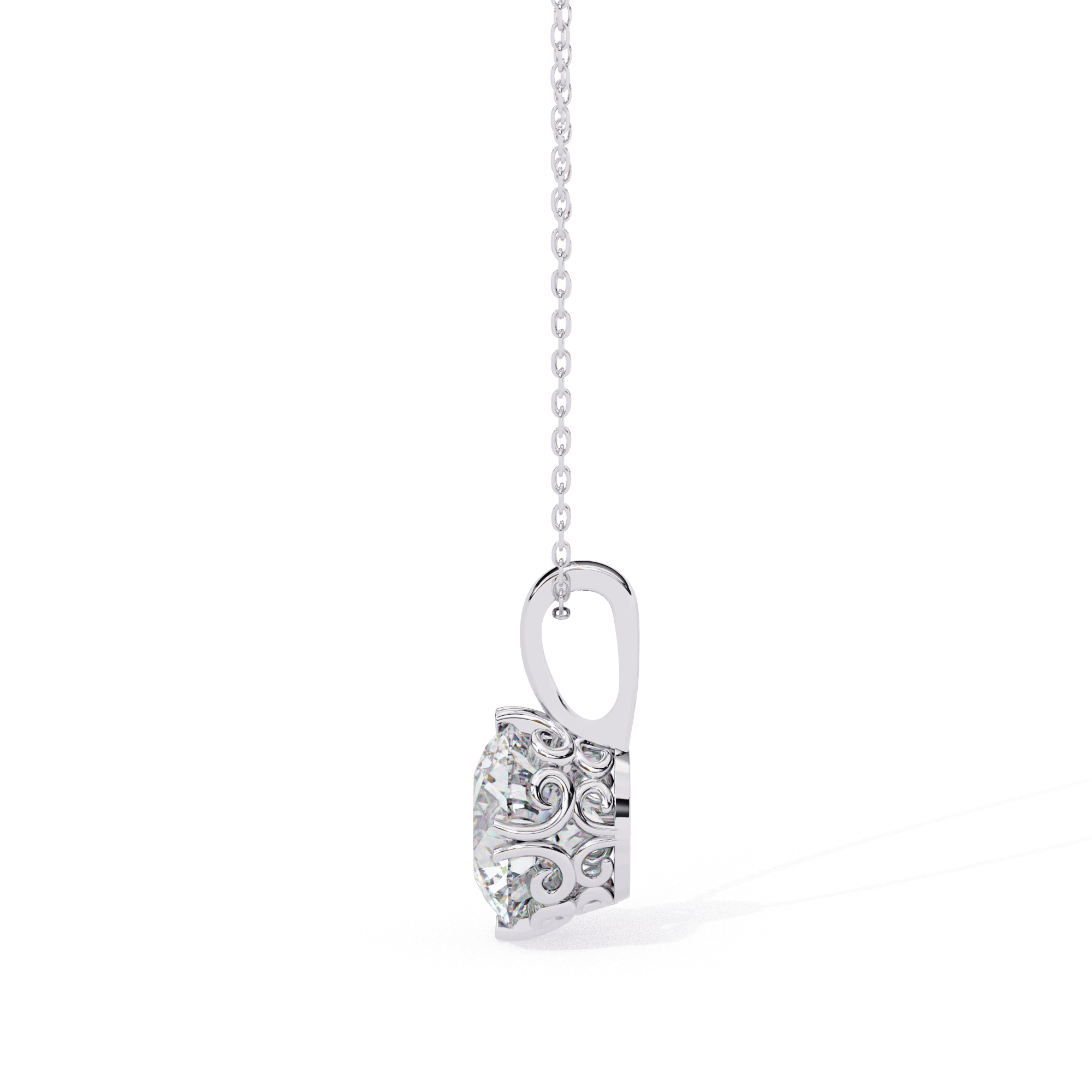 Aurora Solitaire Pendant - Blu Jewellery