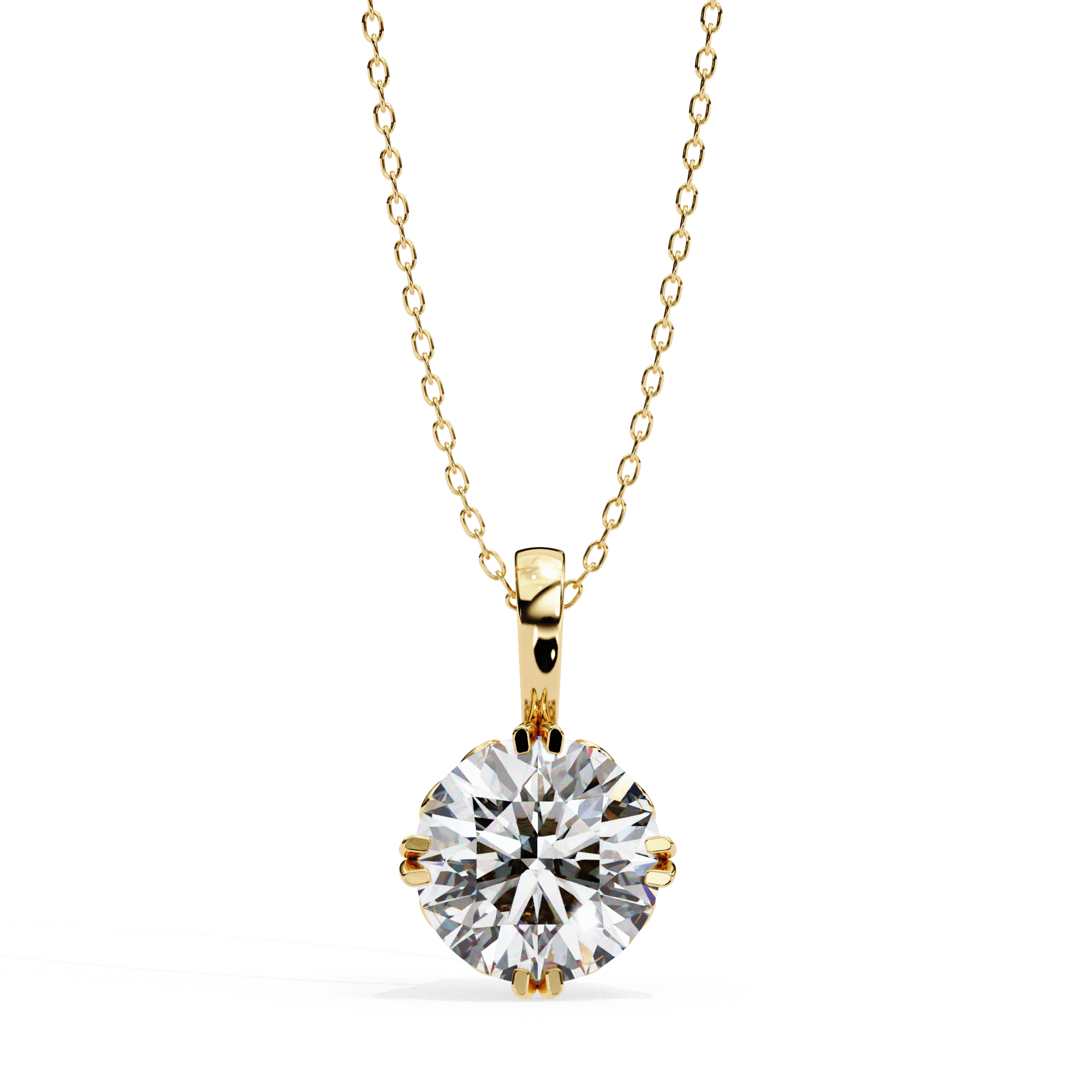 Aurora Solitaire Pendant - Blu Jewellery