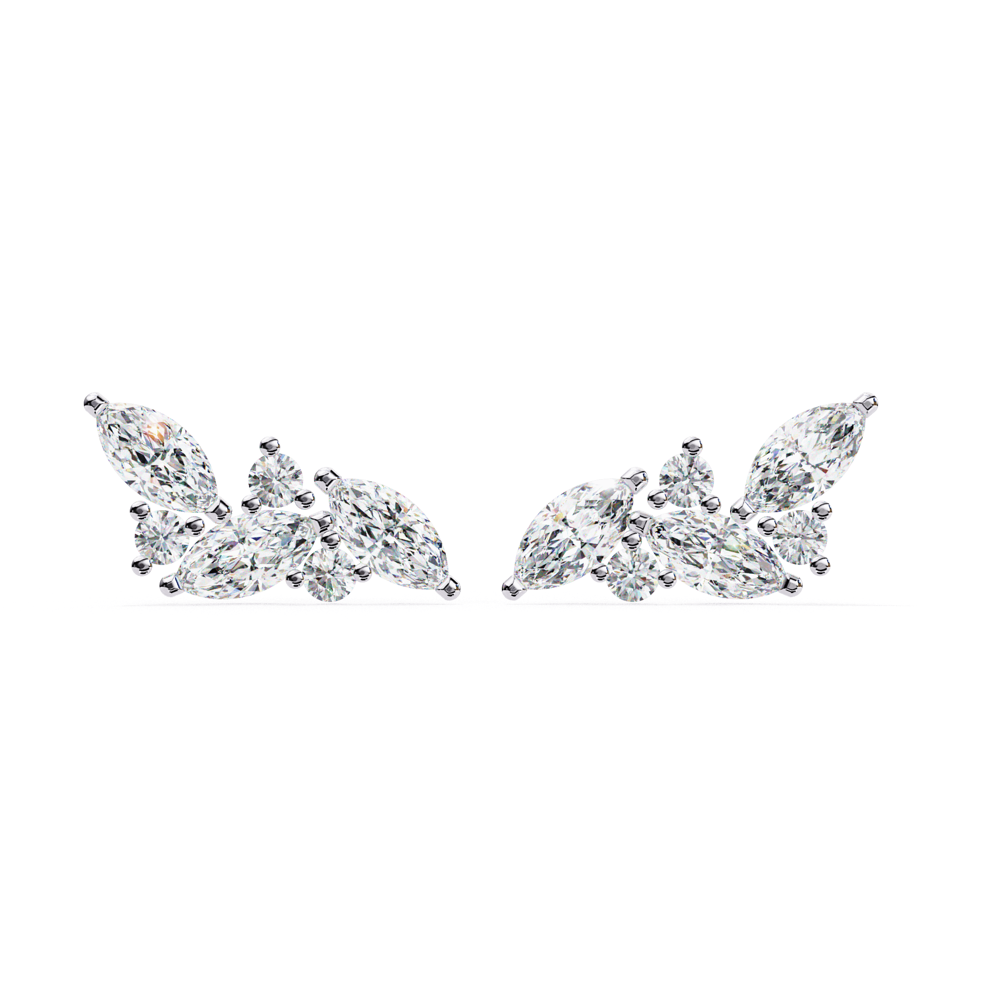 Liana Diamond Earrings - Blu Jewellery