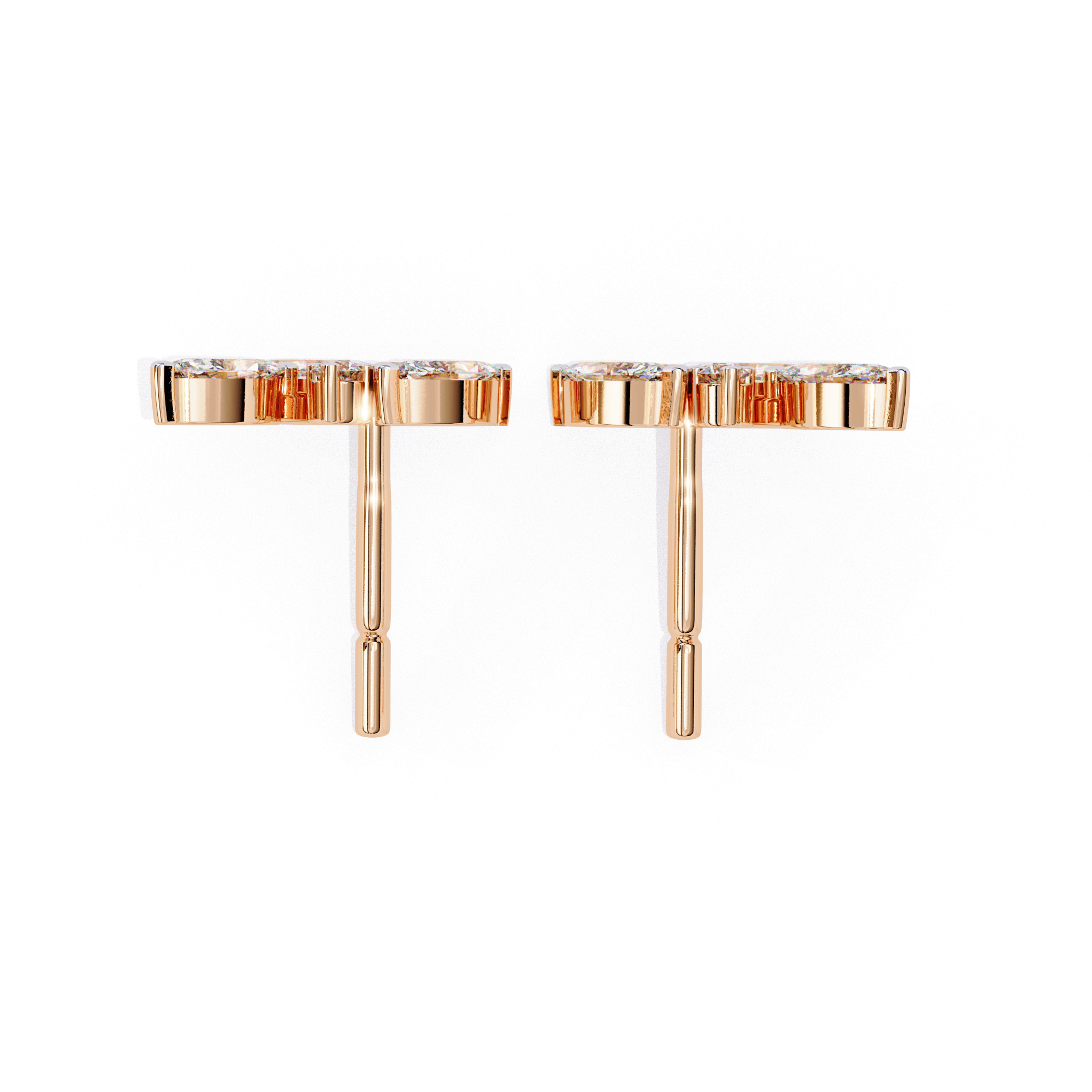 Liana Diamond Earrings - Blu Jewellery