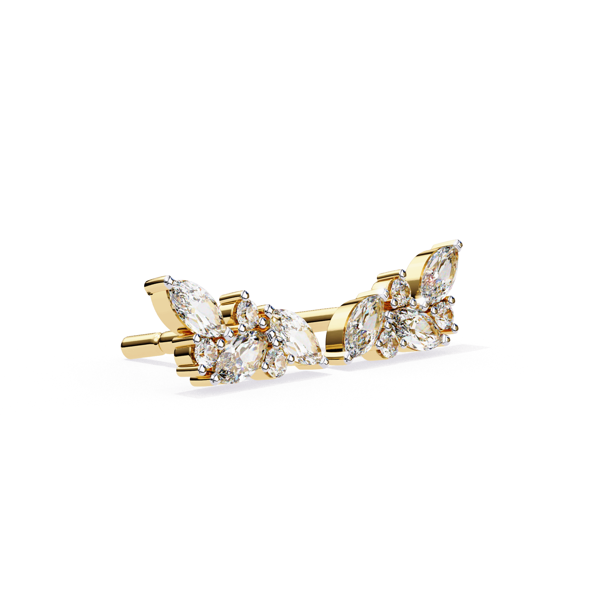 Liana Diamond Earrings - Blu Jewellery