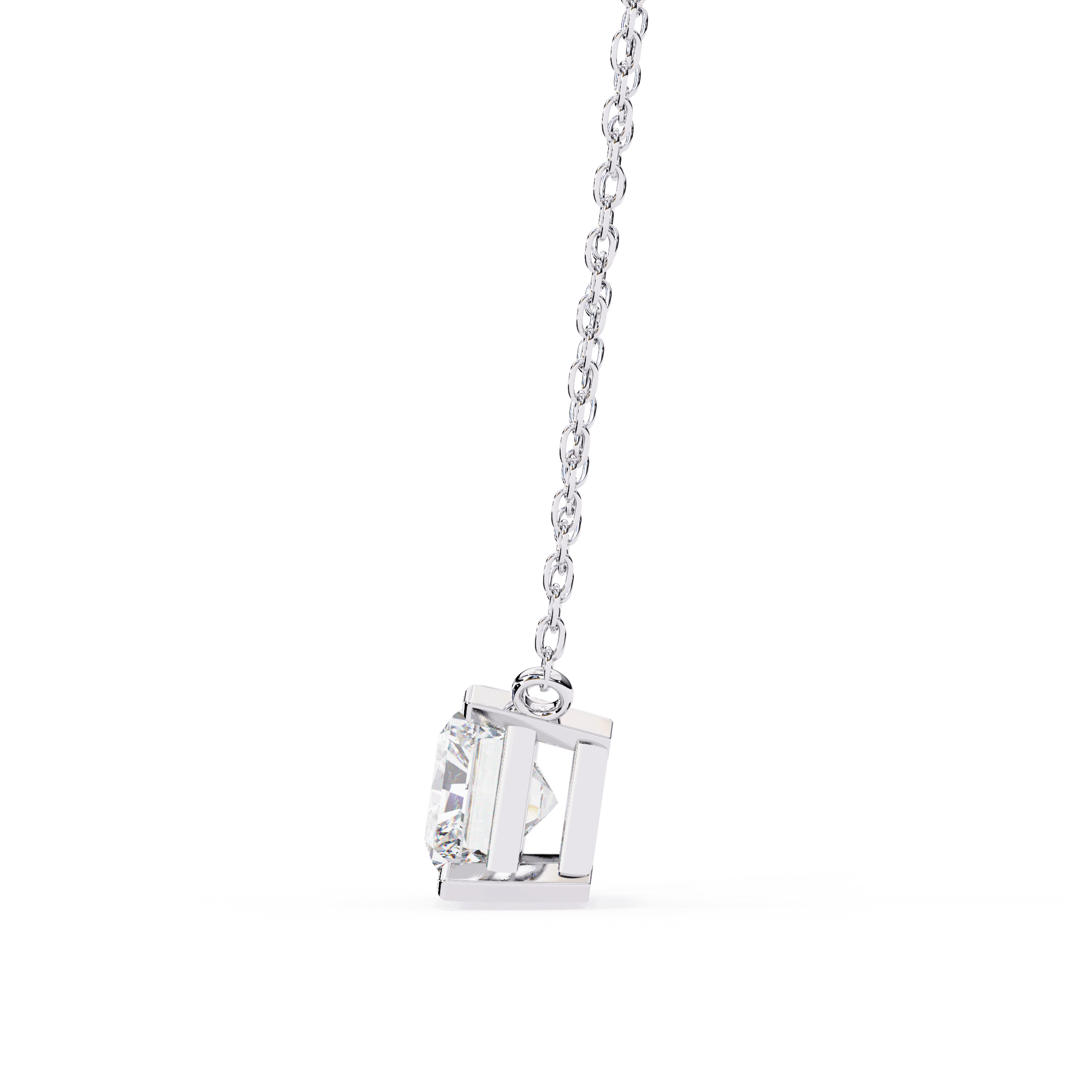 Luminous Radiance Diamond Pendant - Blu Jewellery