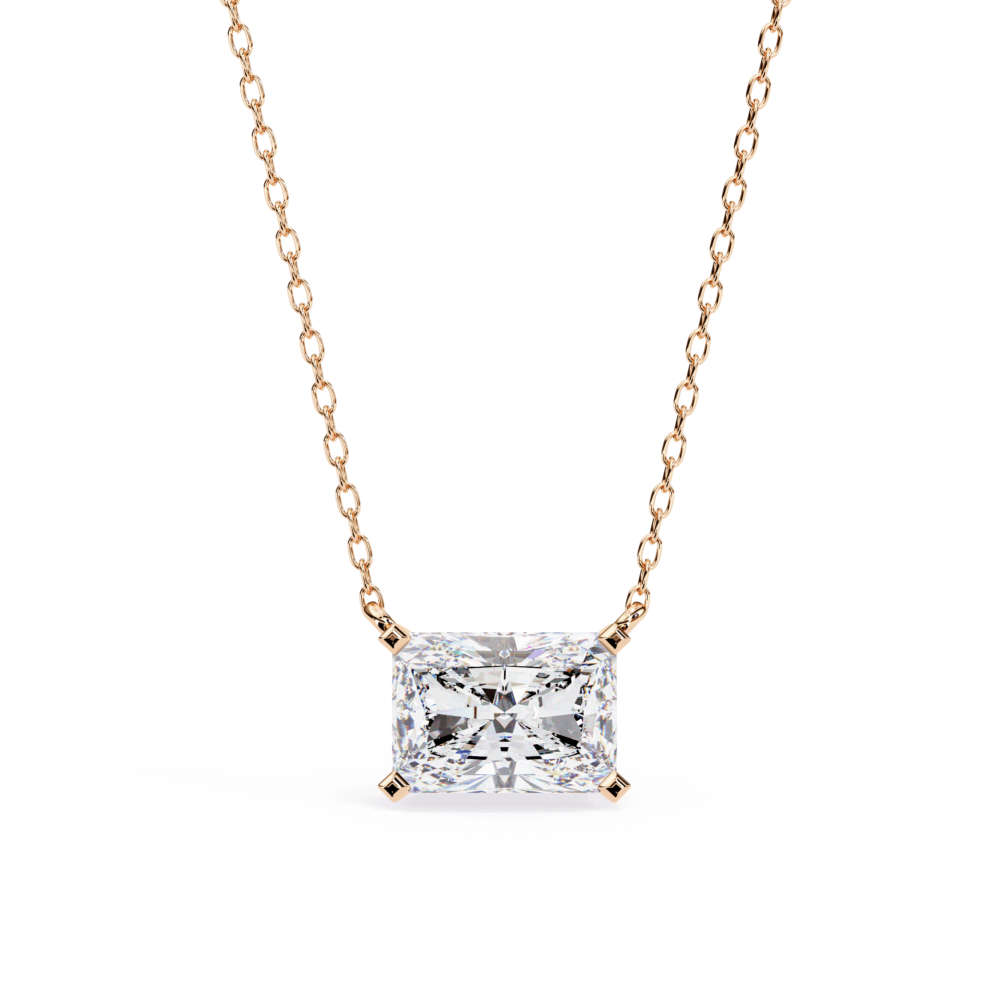Luminous Radiance Diamond Pendant - Blu Jewellery