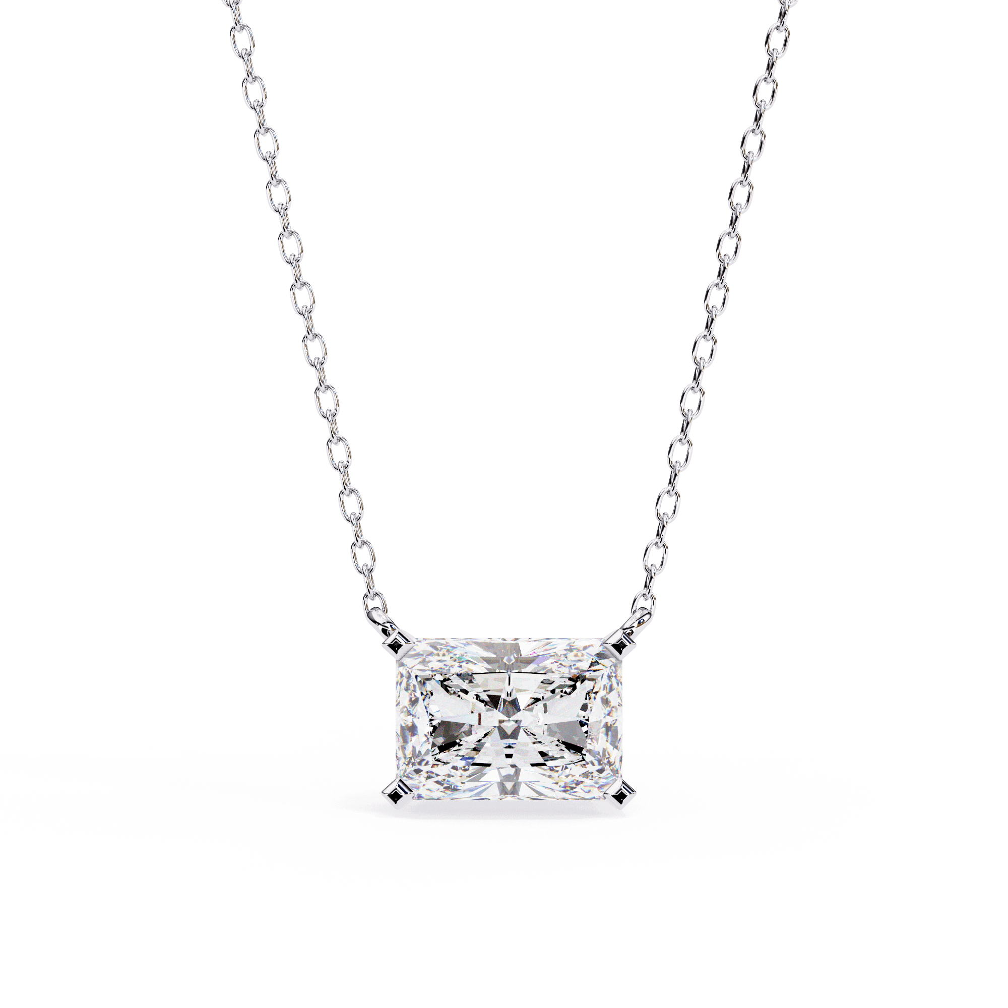 Luminous Radiance Diamond Pendant - Blu Jewellery