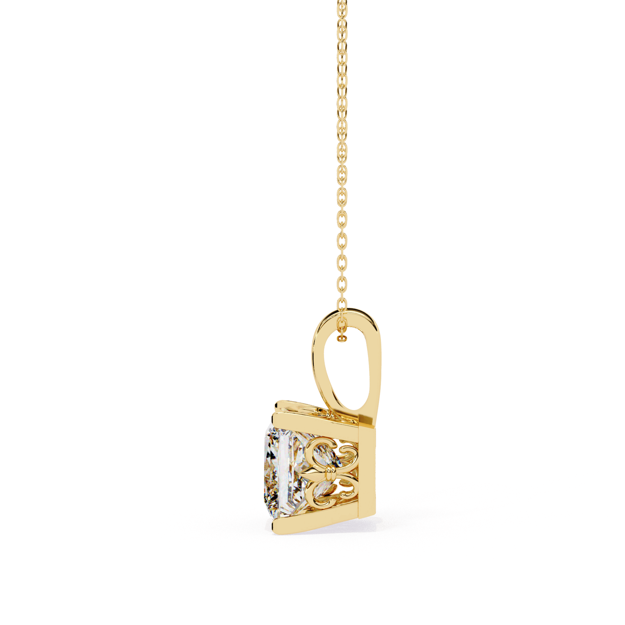 Majestic Princess Diamond Pendant - Blu Jewellery