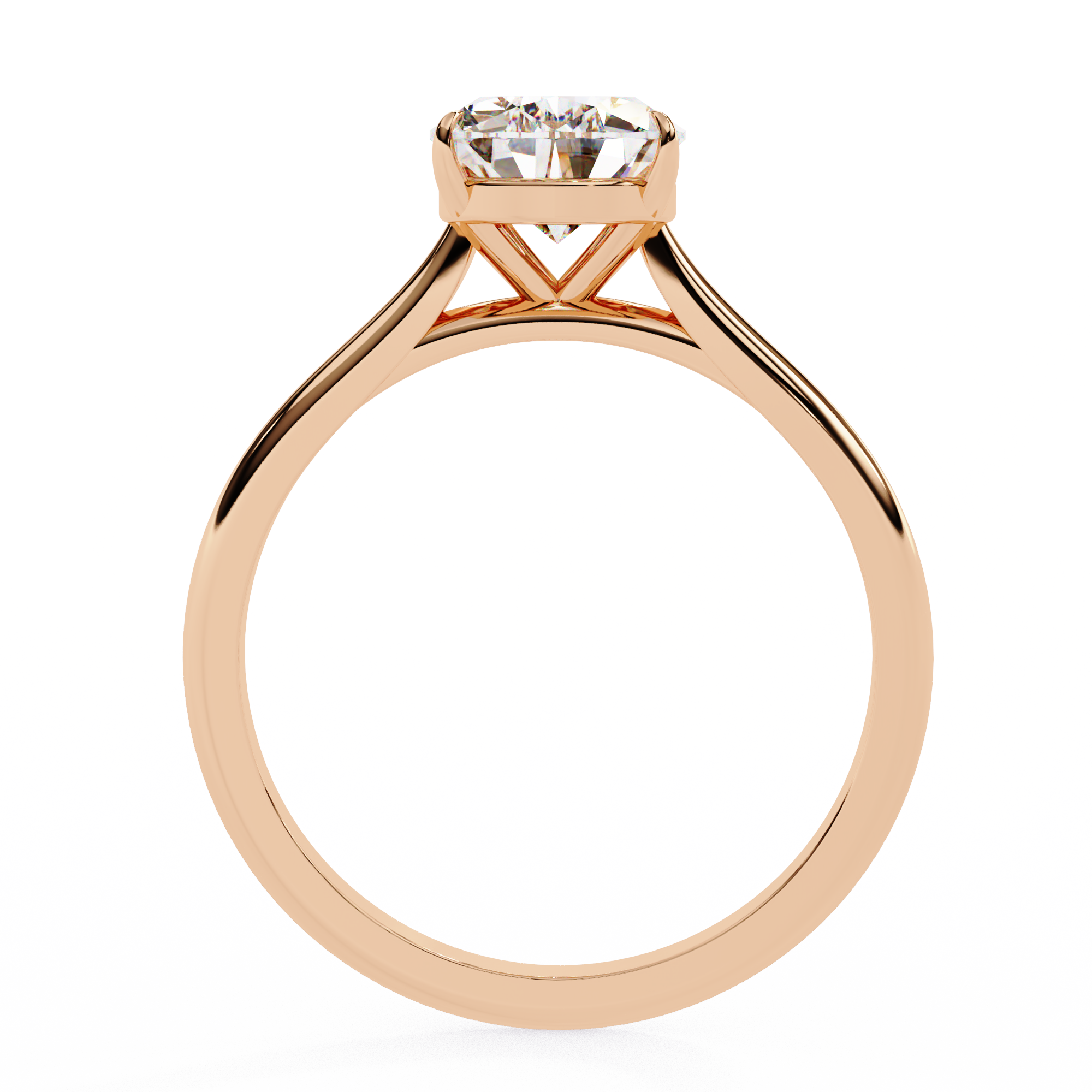 Aurora Pear Diamond Ring