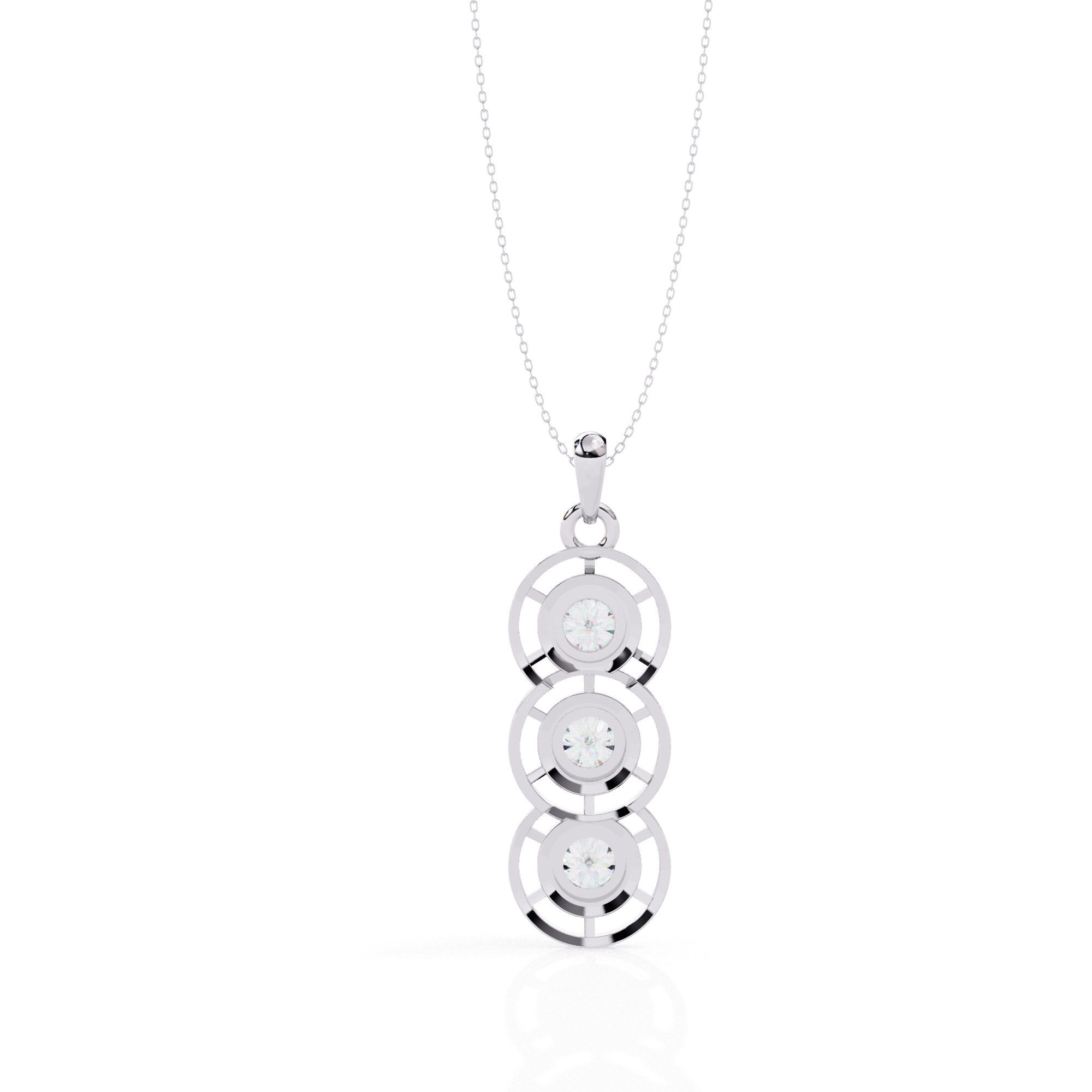 Trinova Diamond Pendant - Blu Jewellery