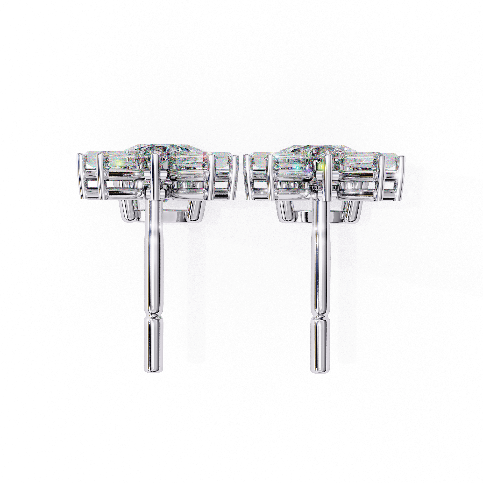 Valora Diamond Earrings - Blu Jewellery