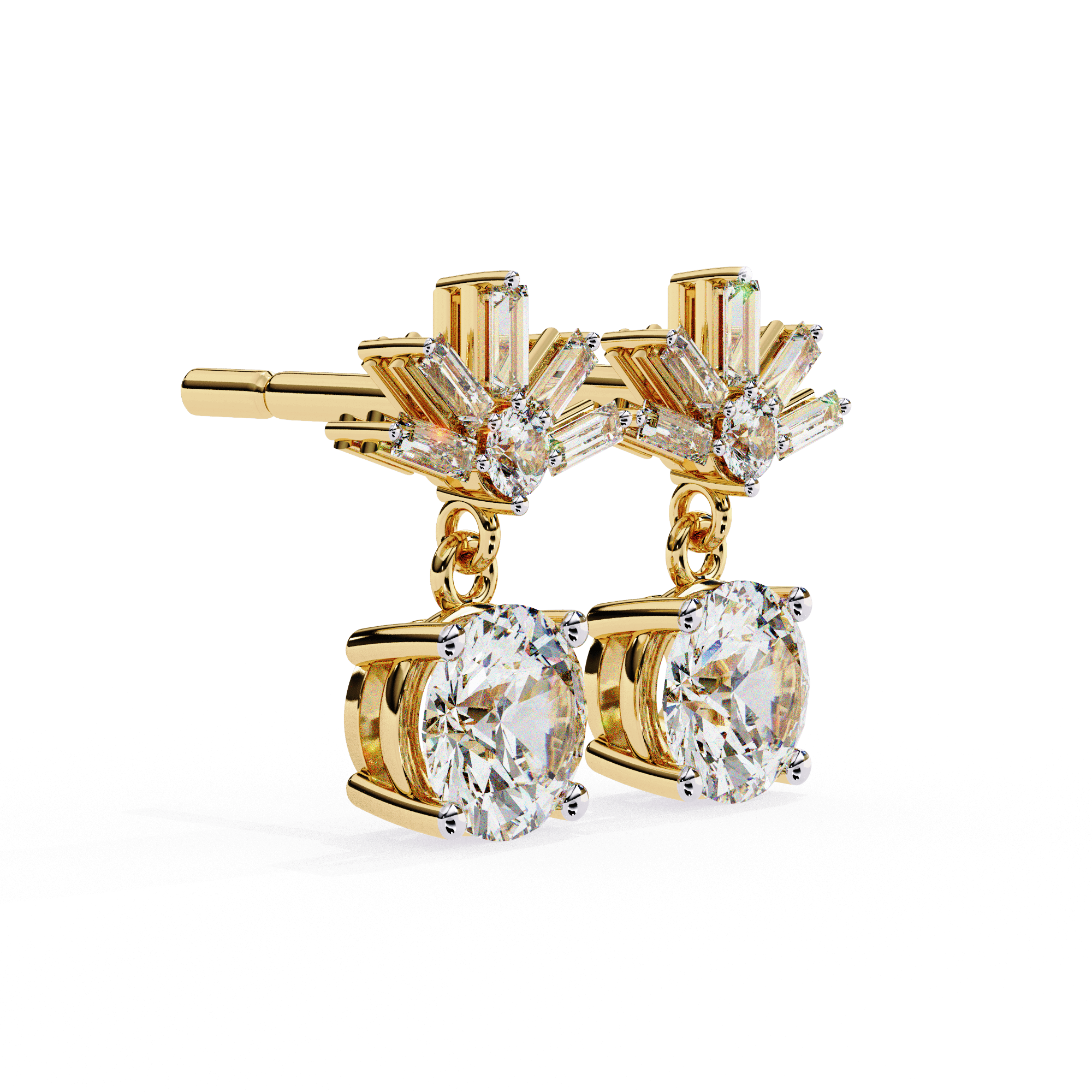 Valora Diamond Earrings - Blu Jewellery