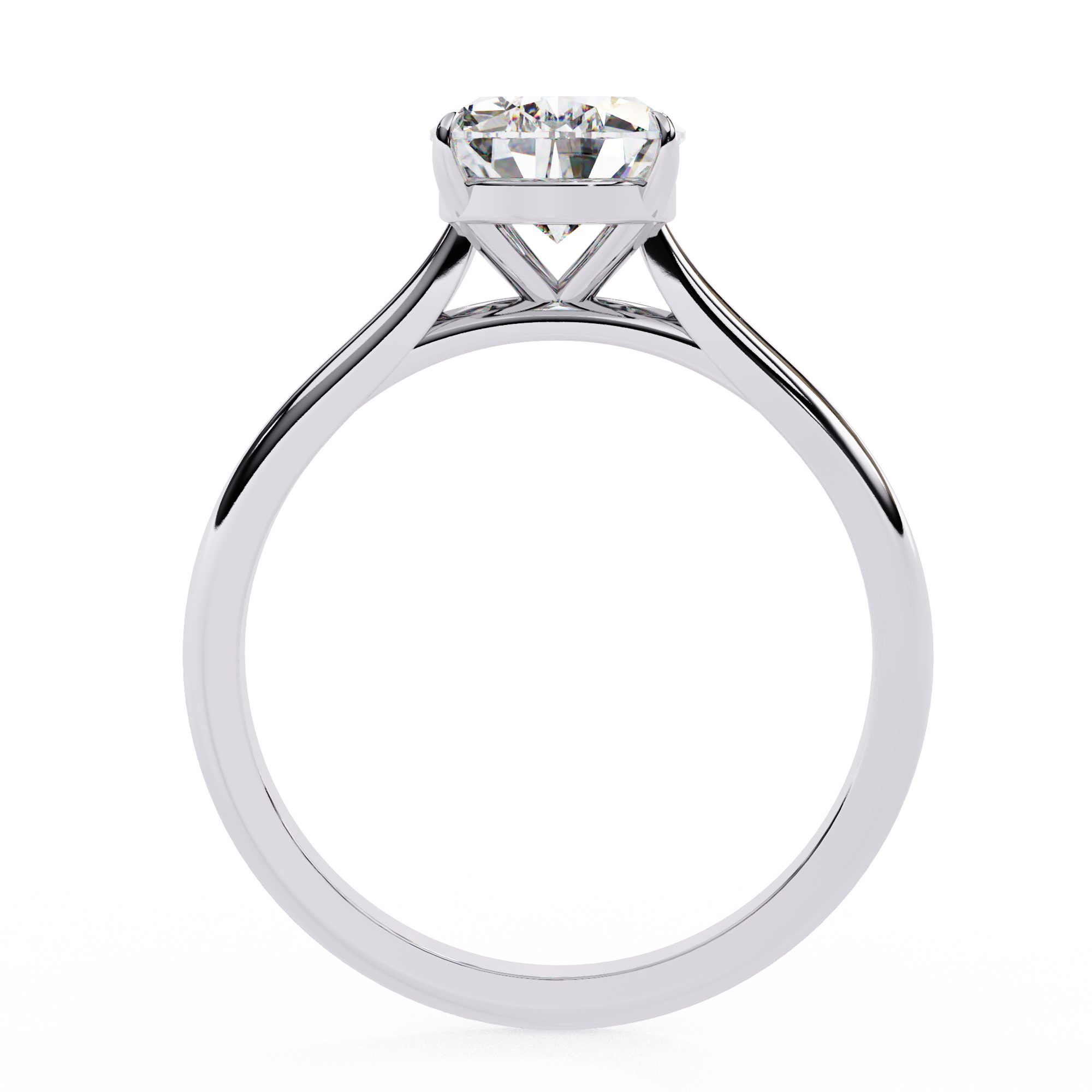 Aurora Pear Diamond Ring