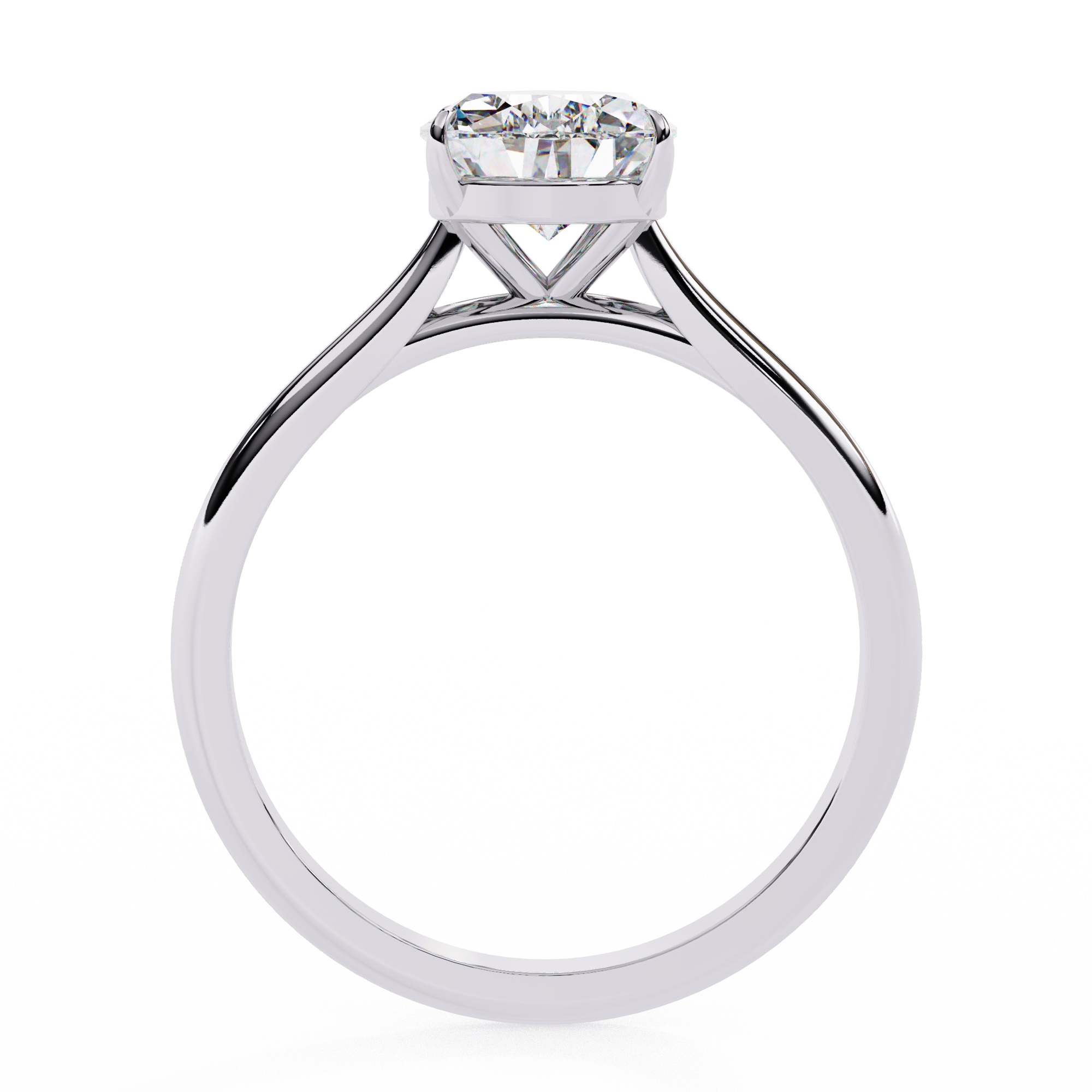 Aurora Pear Diamond Ring