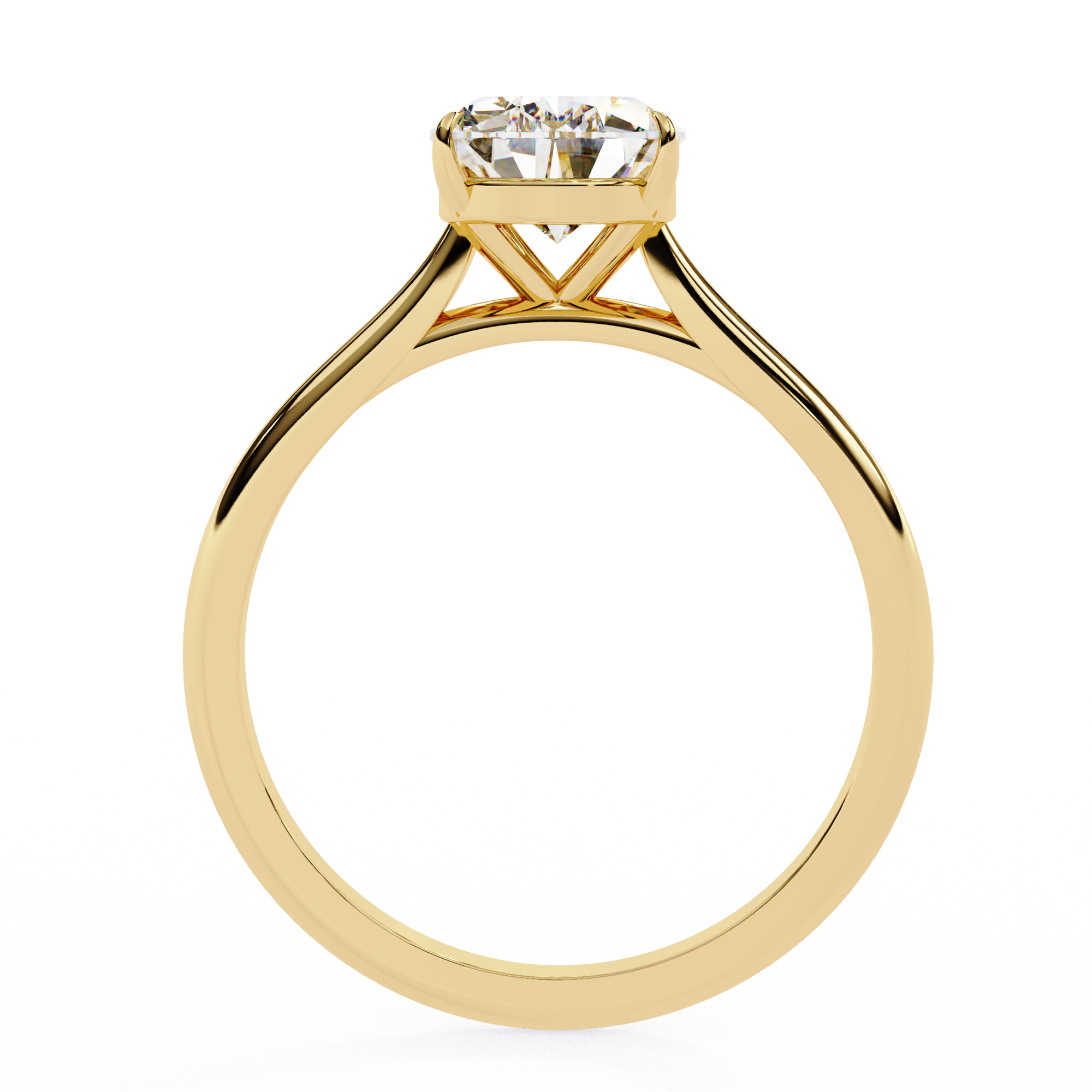Aurora Pear Diamond Ring